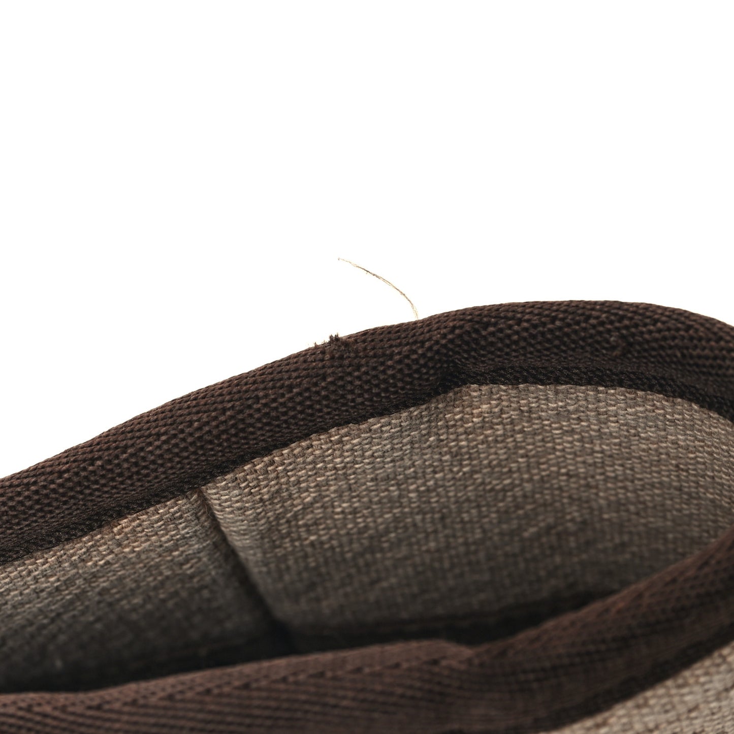 Mixed Fibers Calfskin Small Deauville Tote Beige Brown