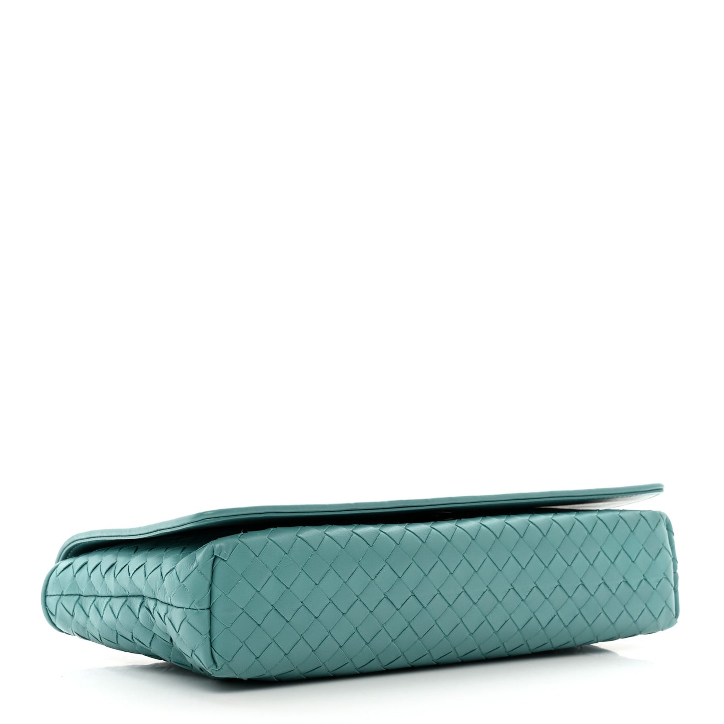 Nappa Intrecciato Dahlia Clutch Crossbody Linoleum
