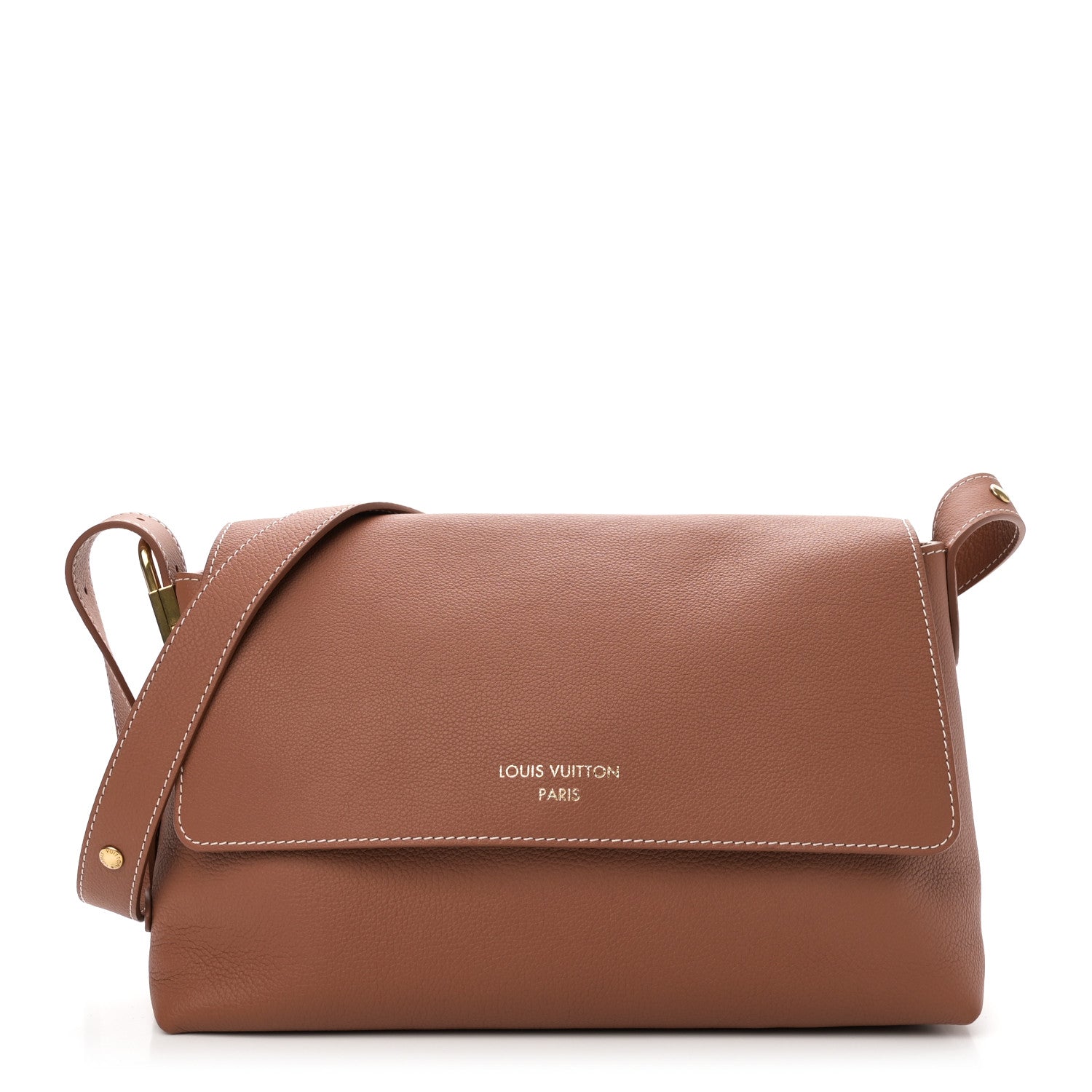 Louis Vuitton Grained Calfskin Low Key Messenger Cognac 1738290 