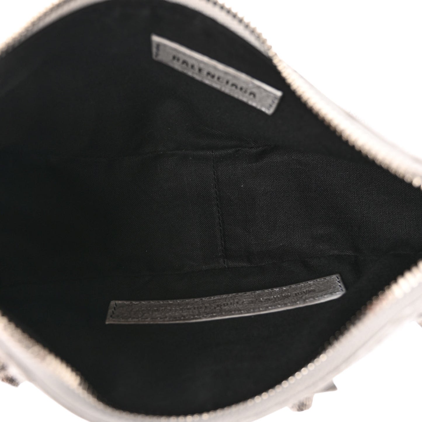 Agneau Arena Dirty Effect Le Cagole Shoulder Bag XS Optic White