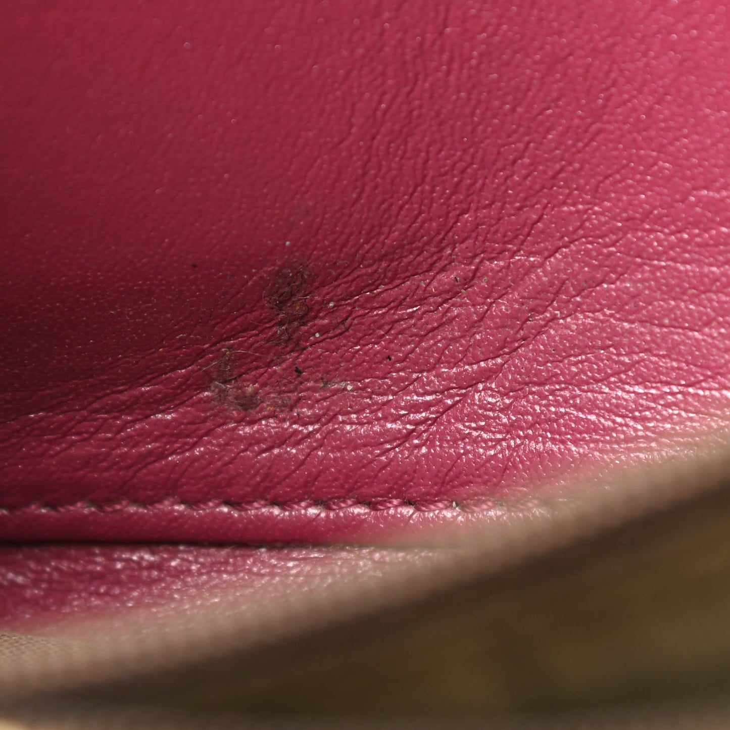 Vitello Birkin Logo Zip Around Wallet Rosa