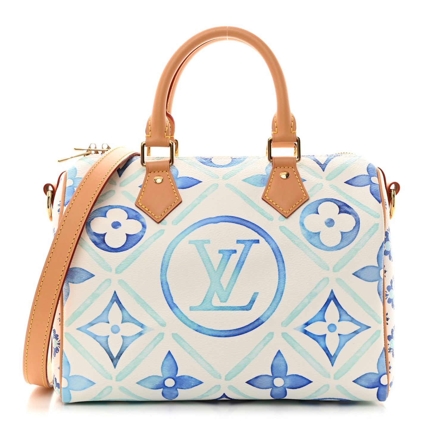 Monogram Tiles By The Pool Speedy Bandouliere 25 Lagoon Blue