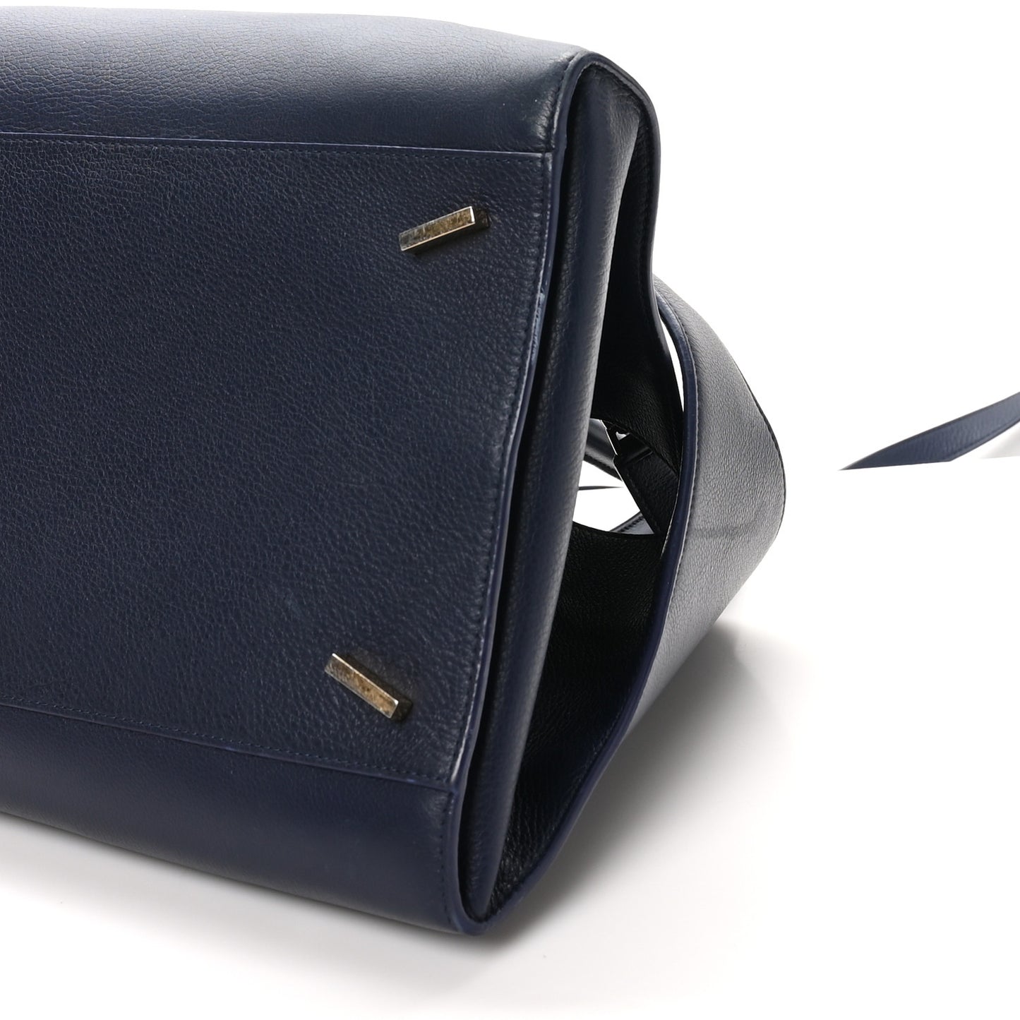 Calfskin Large Hug Bag Midnight