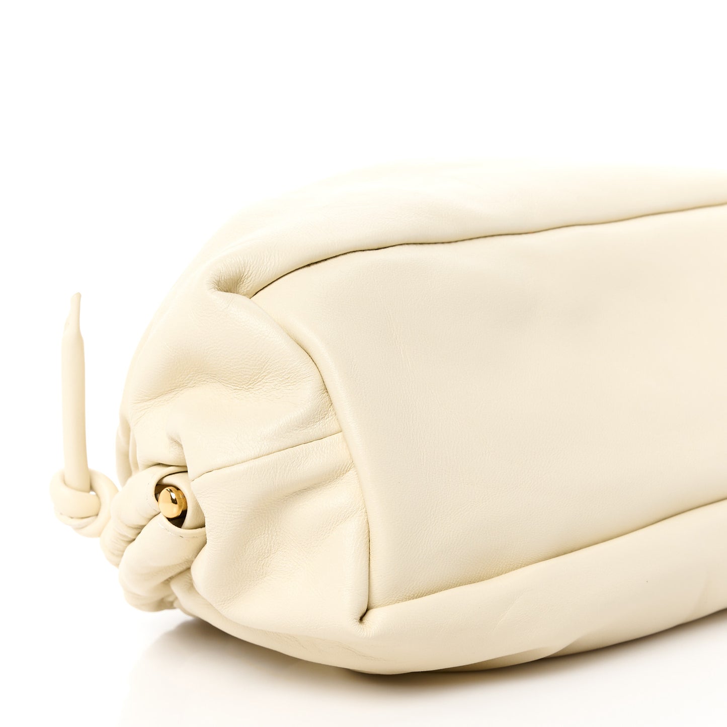 Lambskin Cloud Clutch White