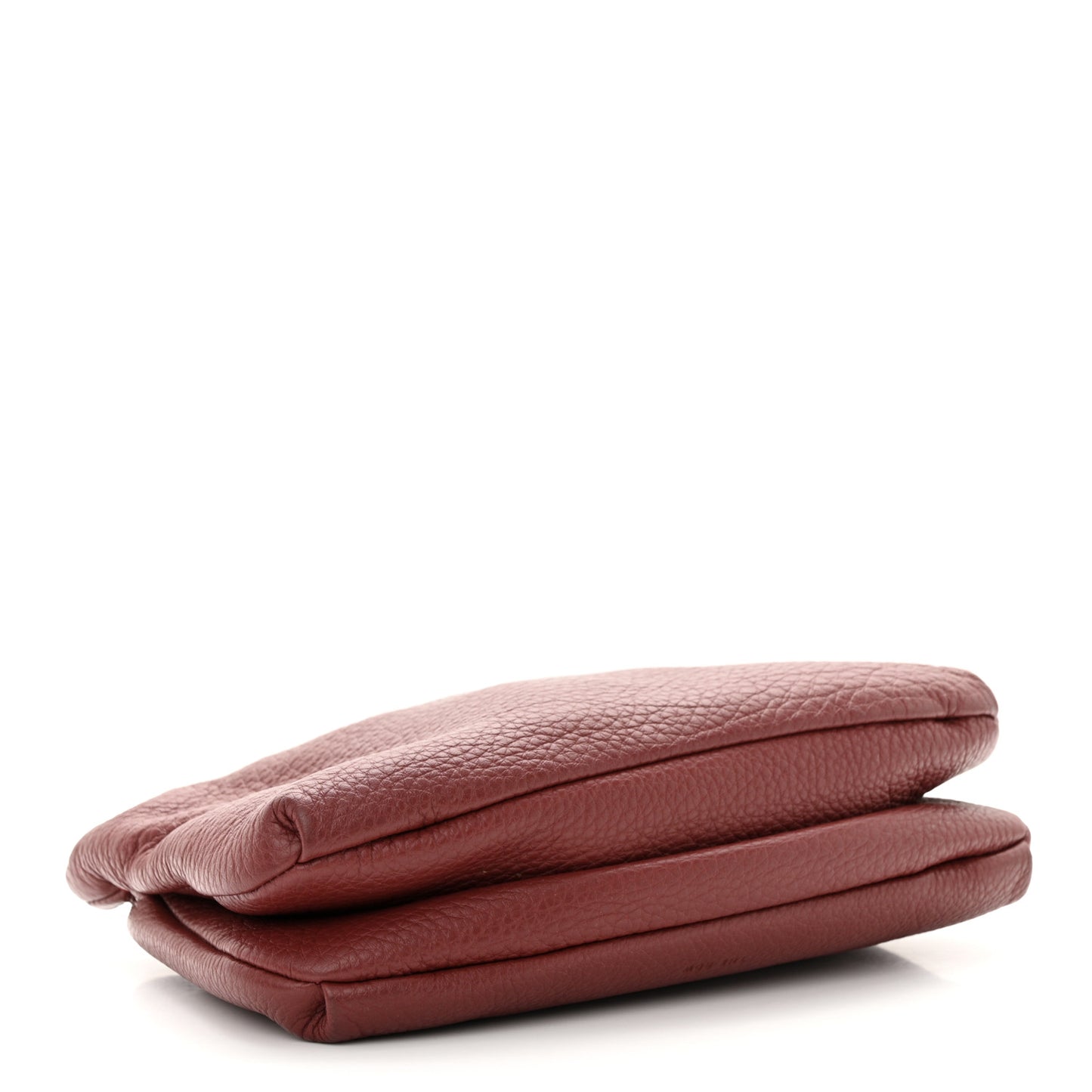 Grained Calfskin Bourse Clutch