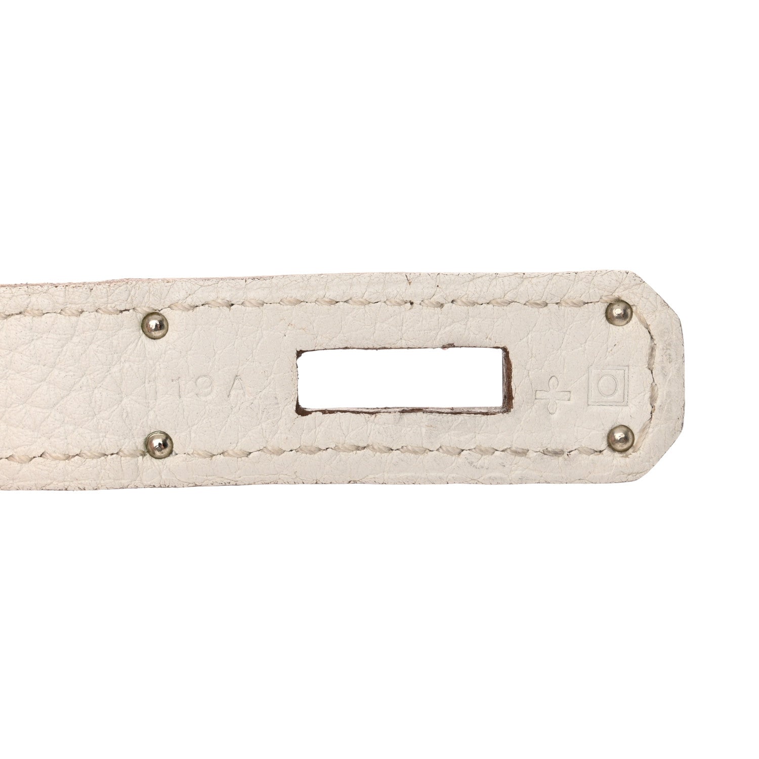 Hermes Taurillon Clemence Eclat Birkin 30 Sanguine White 7 of 14