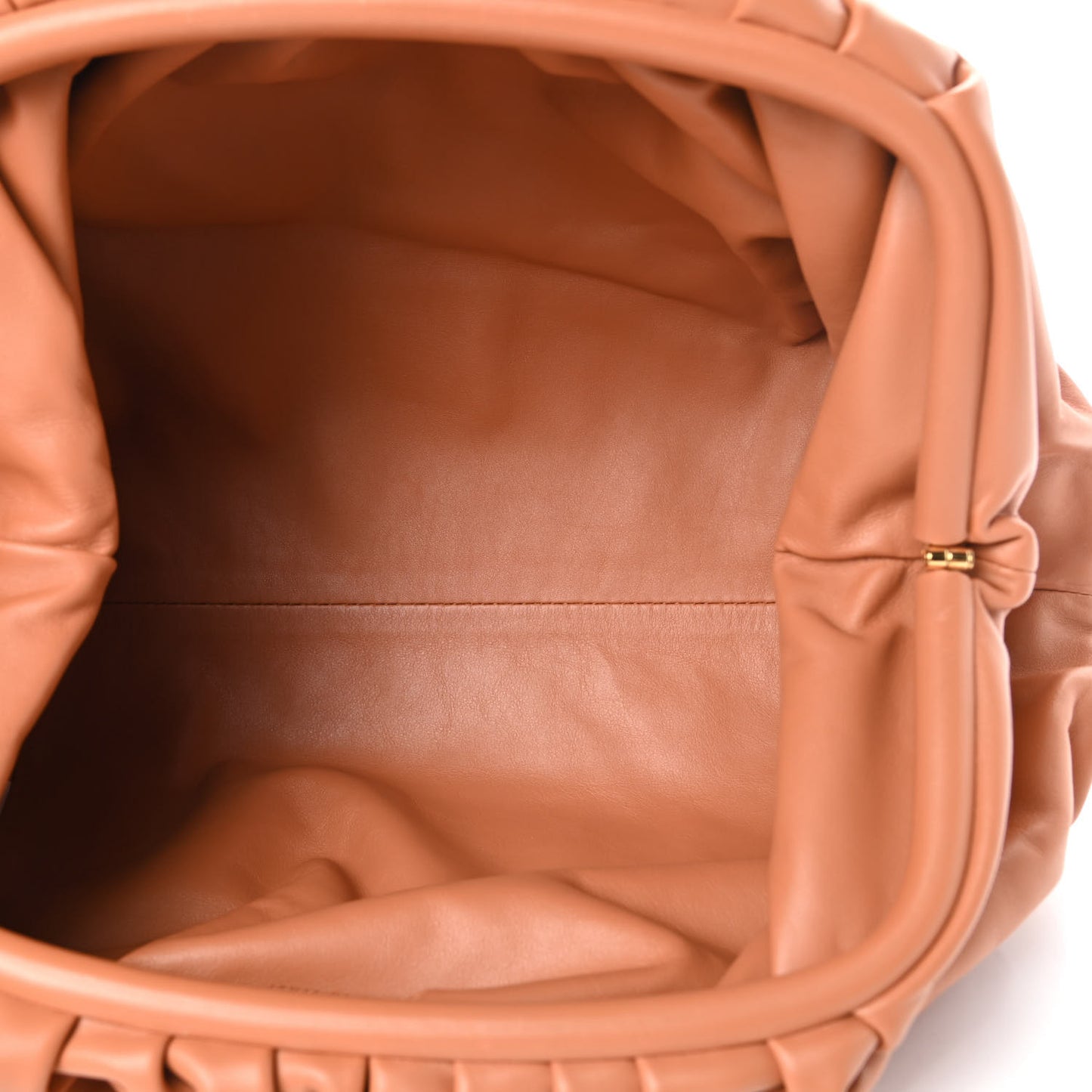 Smooth Butter Calf The Pouch Oversized Clutch Clay