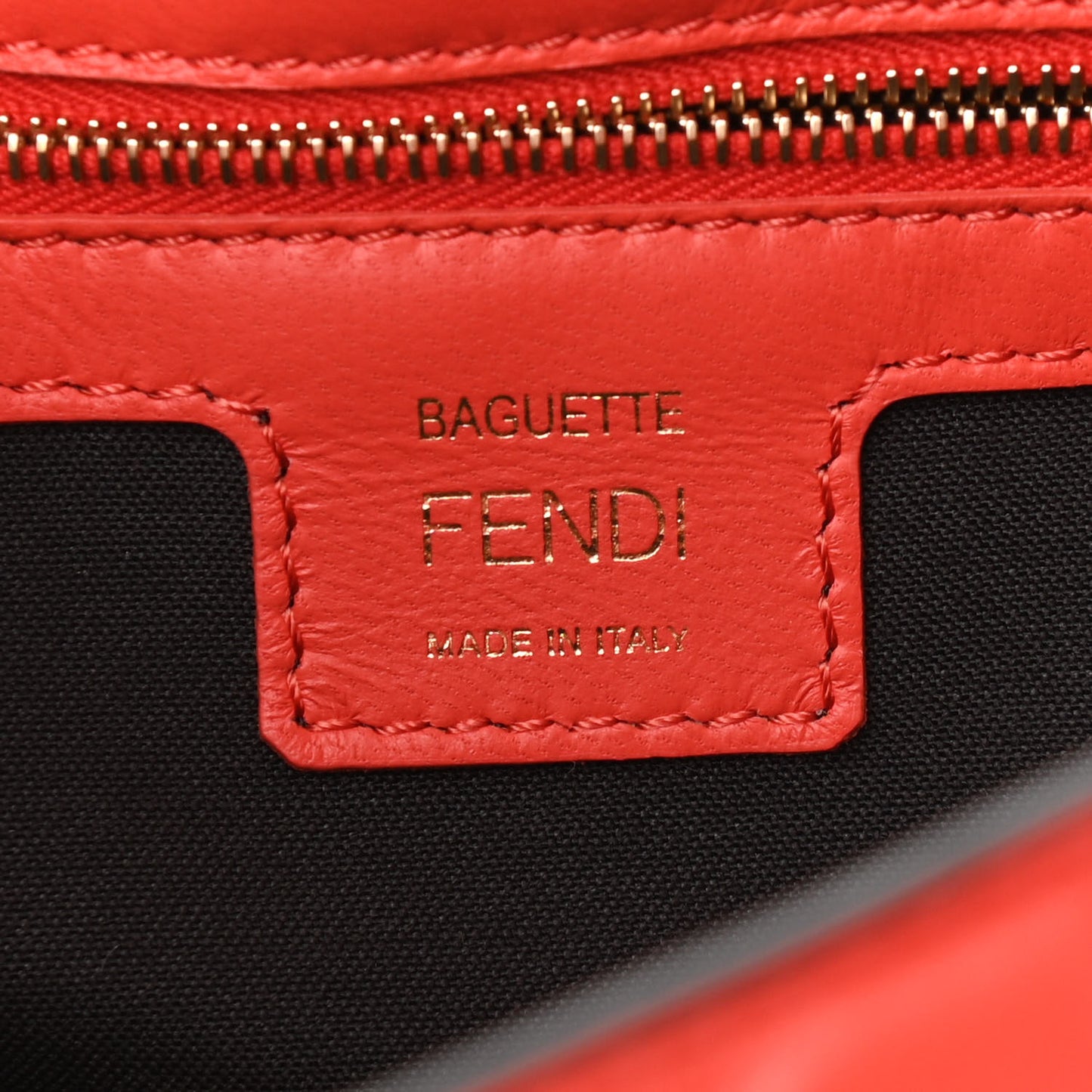 Nappa FF 1974 Embossed Baguette Tulipano