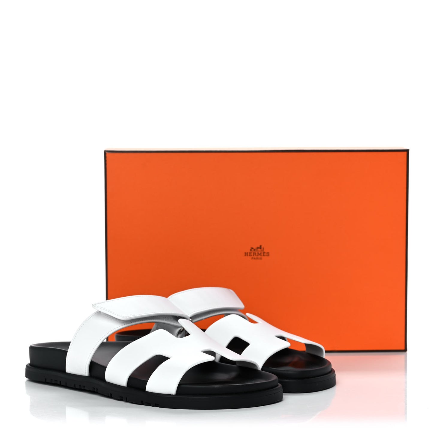 Calfskin Womens Chypre Sandals 38.5 White