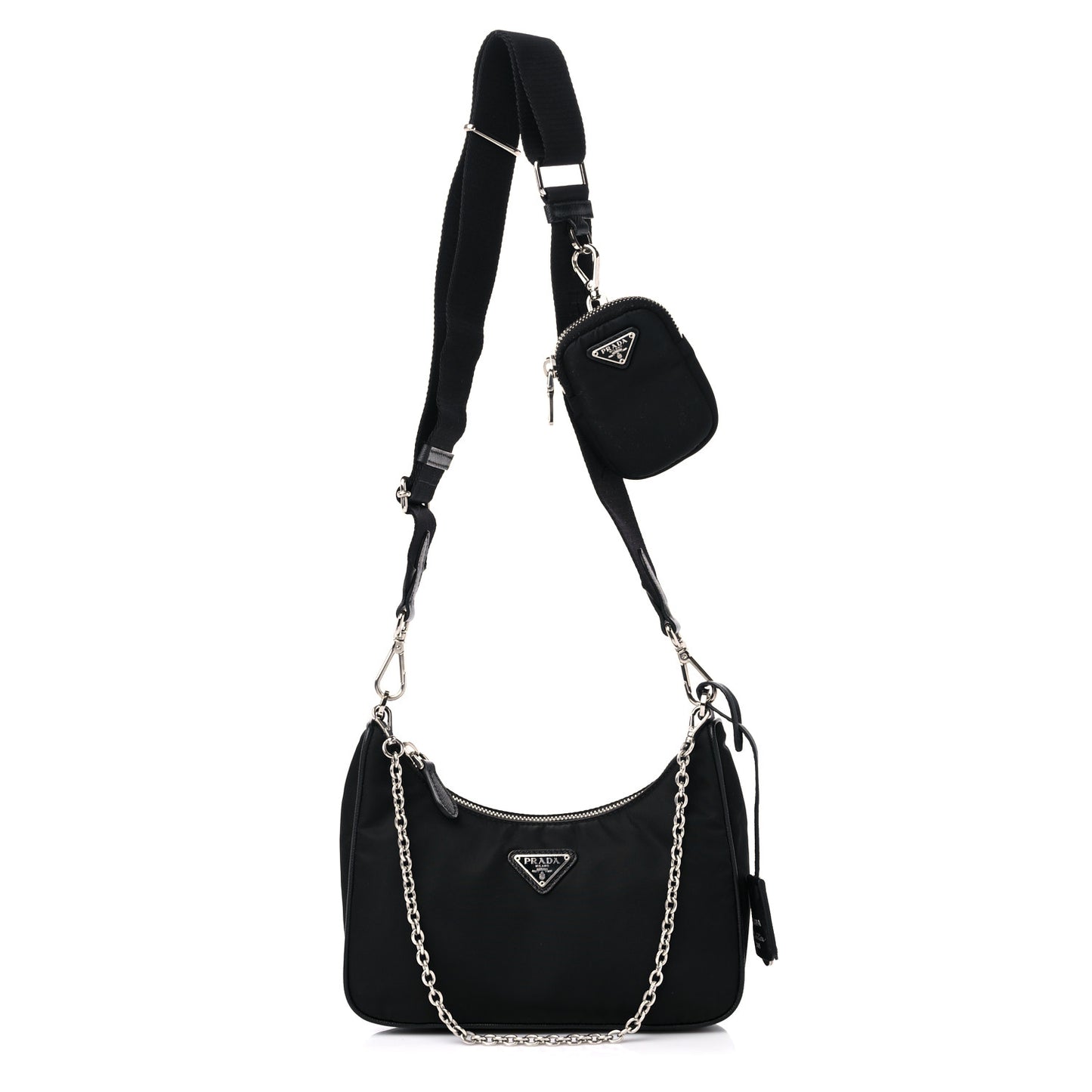 Nylon Re-Edition 2005 Shoulder Bag Black