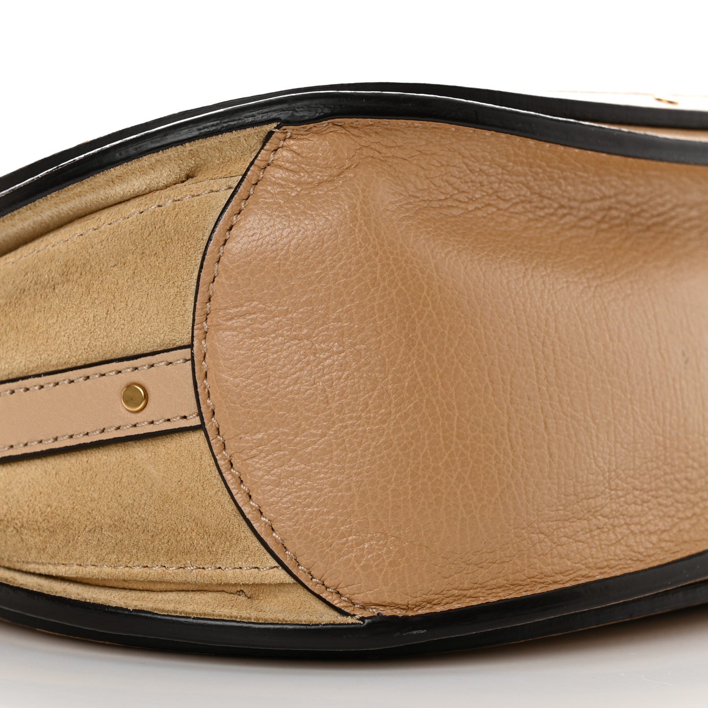 Calfskin Suede Medium Pixie Shoulder Bag Tan