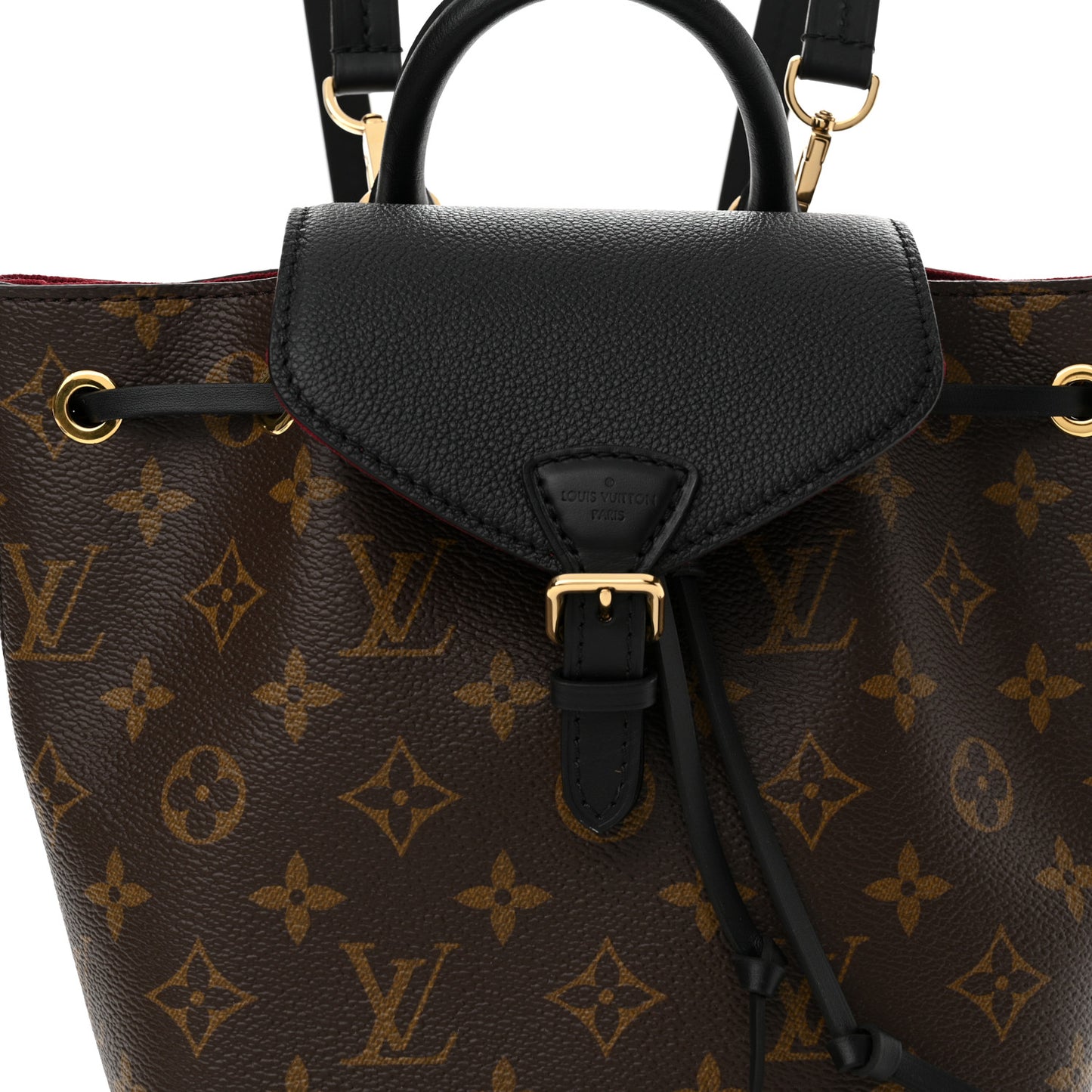 Monogram BB Montsouris NM Backpack Black