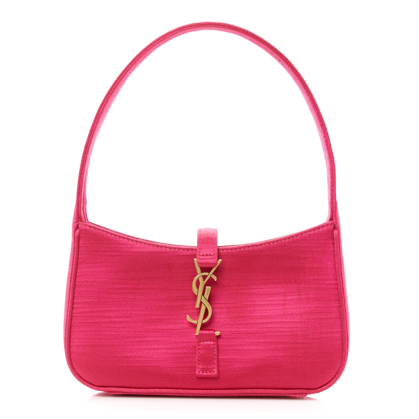 Satin Le 5 A 7 Mini Hobo Guava Pink