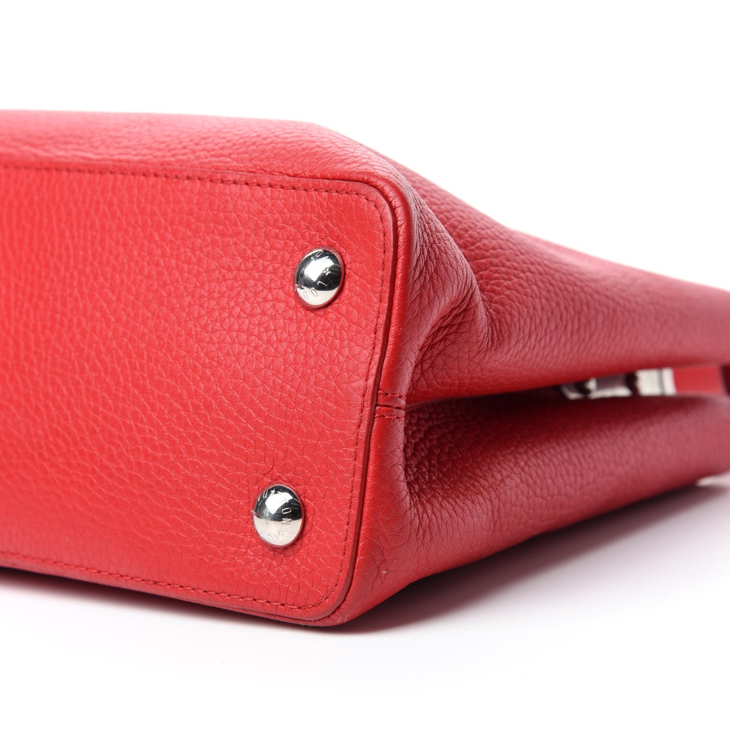 Taurillon Capucines PM Rubis