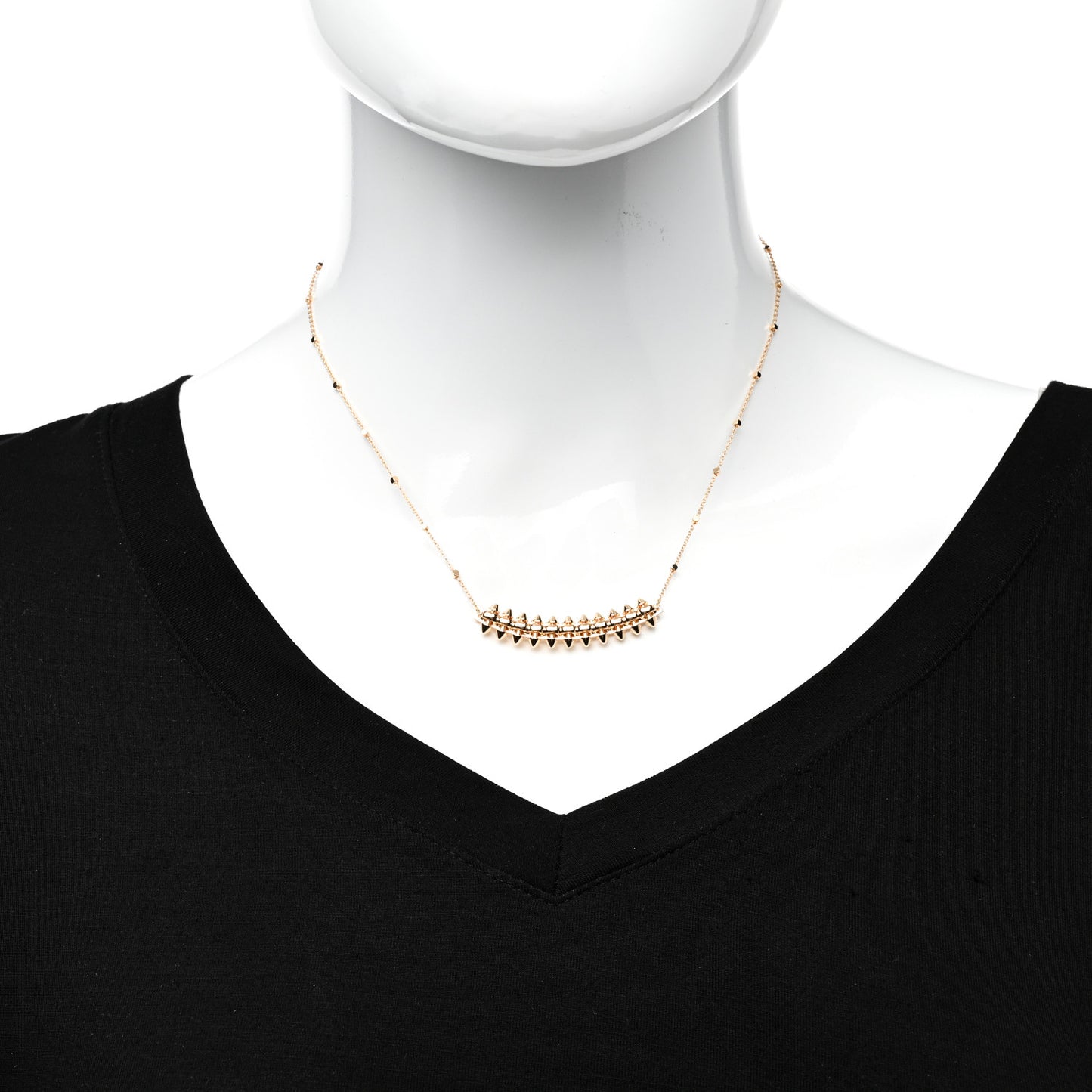 18K Pink Gold Medium Clash de Cartier Necklace