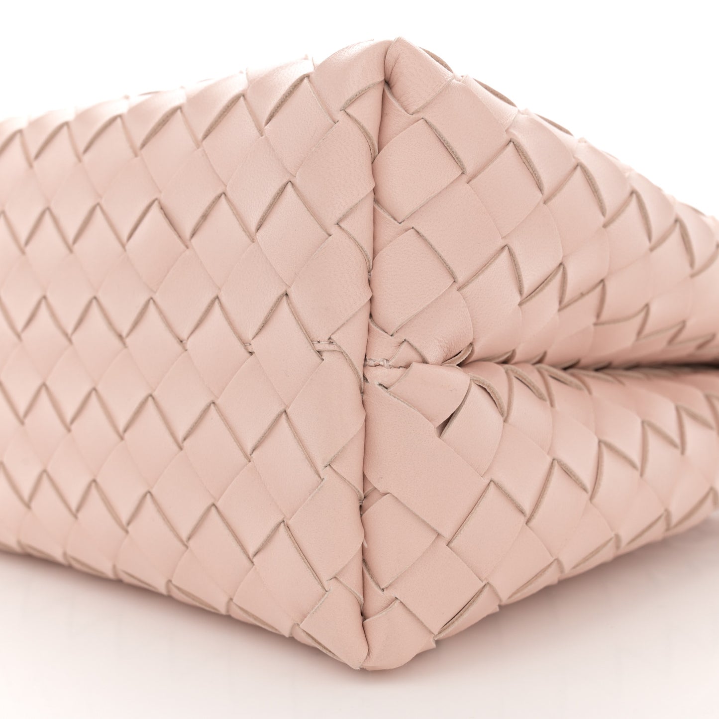 Nappa Intrecciato Medium Andiamo Shoulder Bag Lotus