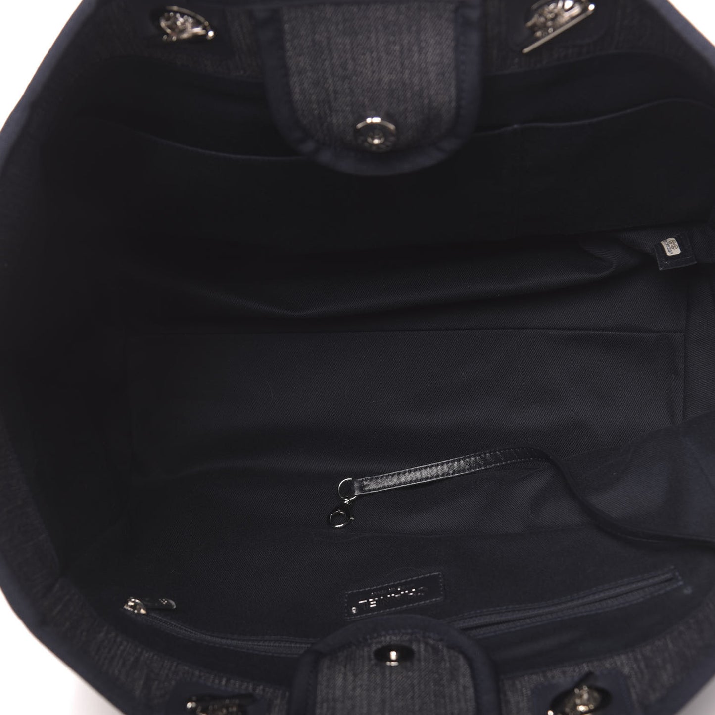 Denim Medium Deauville Tote Dark Blue
