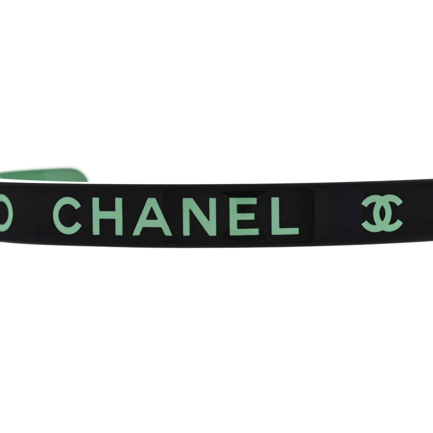 Resin Logo Choker Green Black