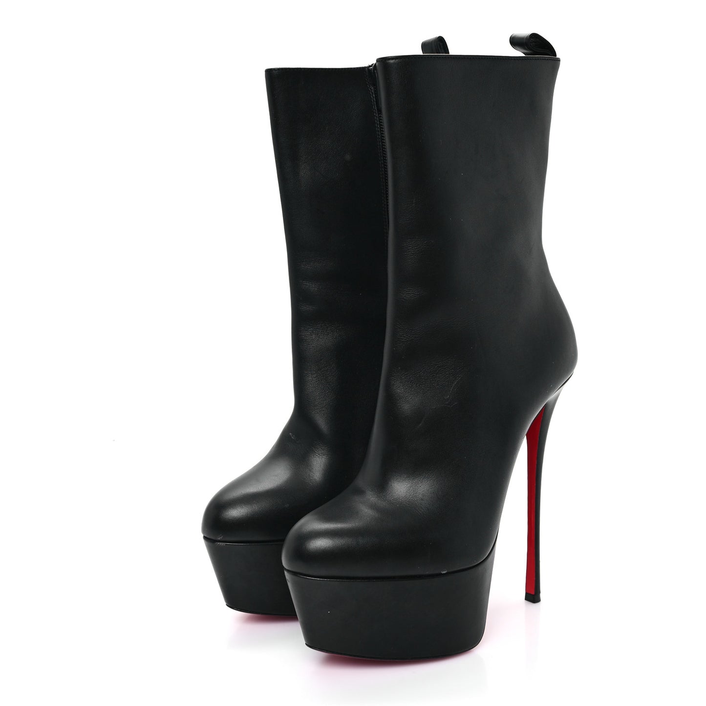 Calfskin Dolly Alta Booty 160 Ankle Boots 38 Black