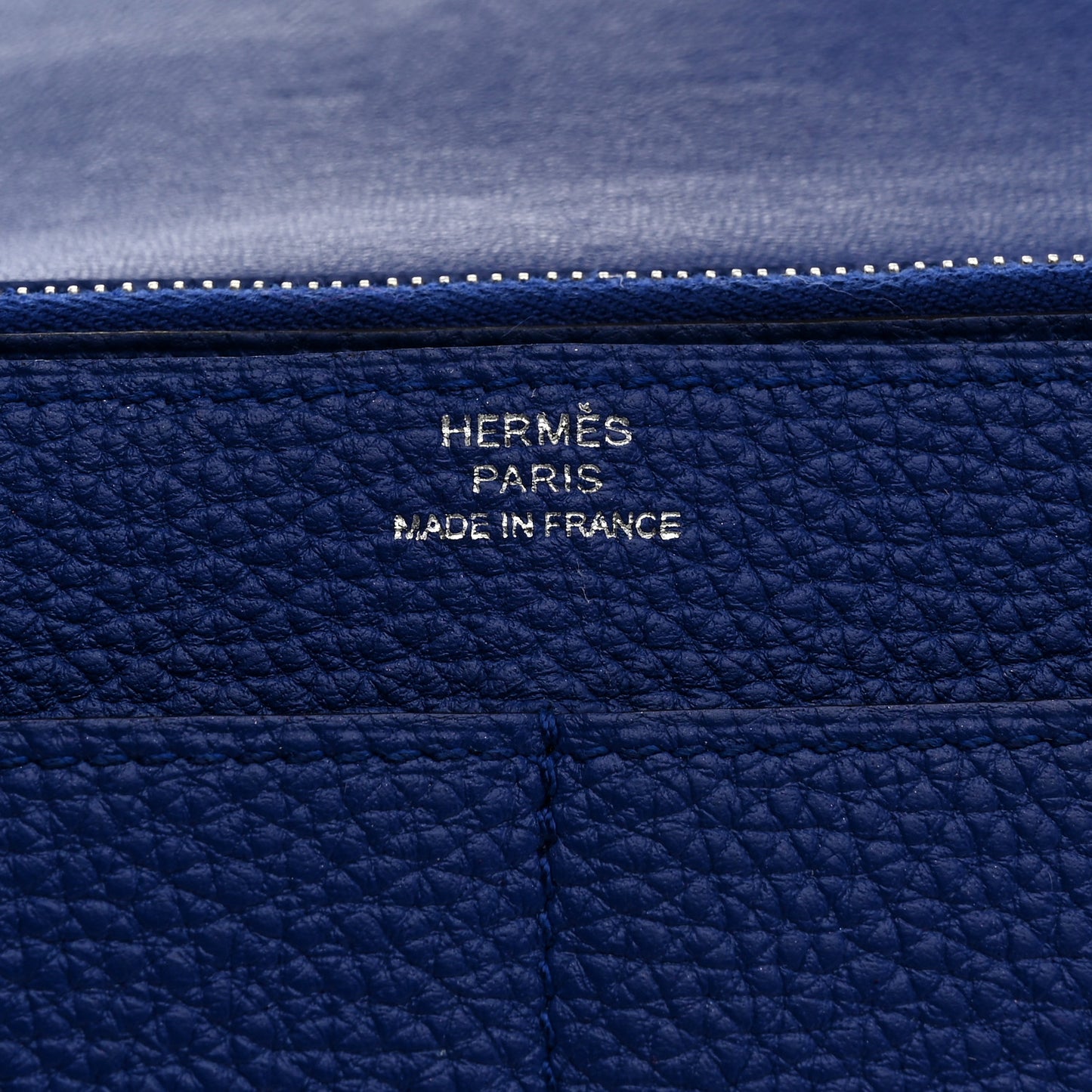 Togo Dogon Duo Wallet Bleu Electrique