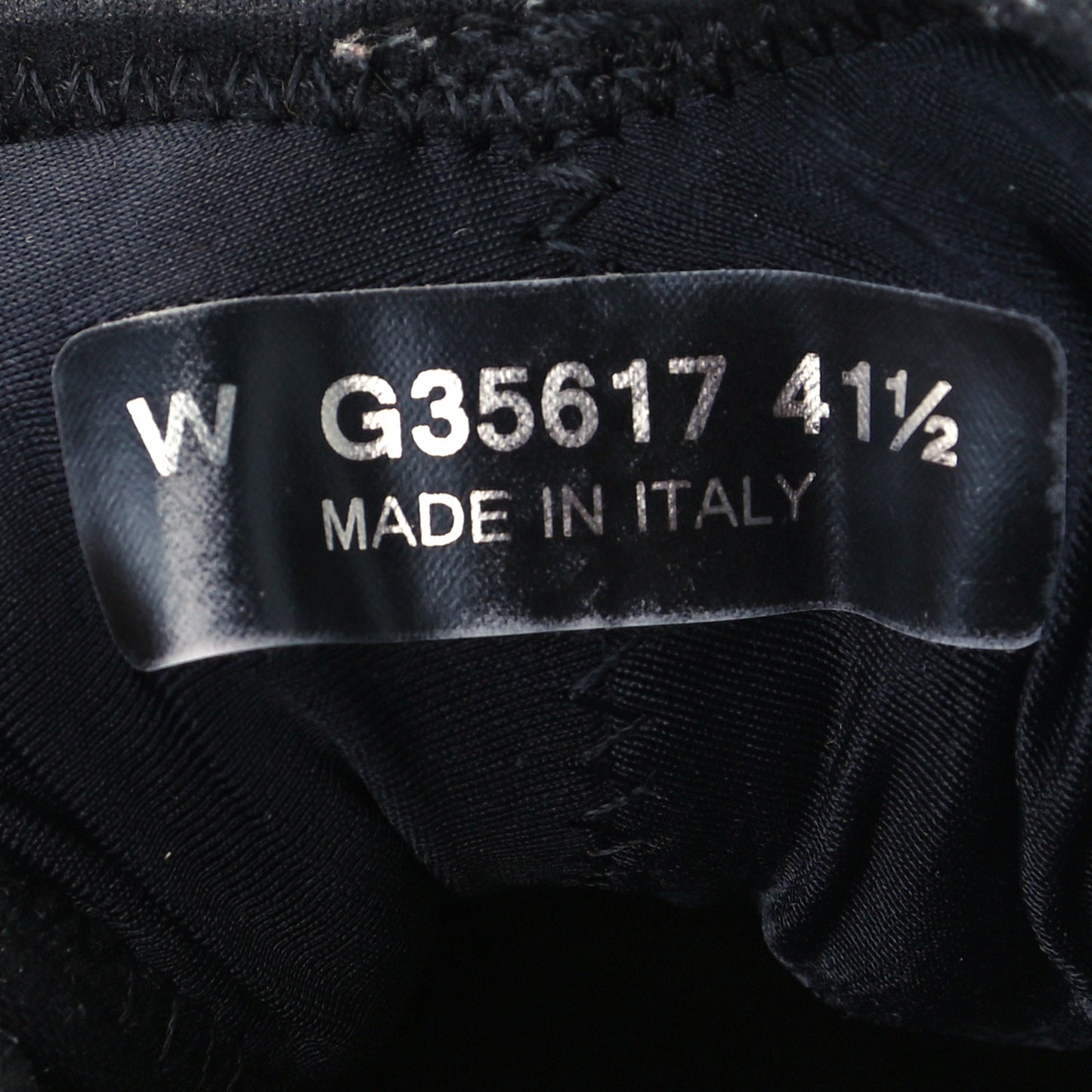 Velvet Calfskin Mixed Fibers CC Sneakers 41.5 Black
