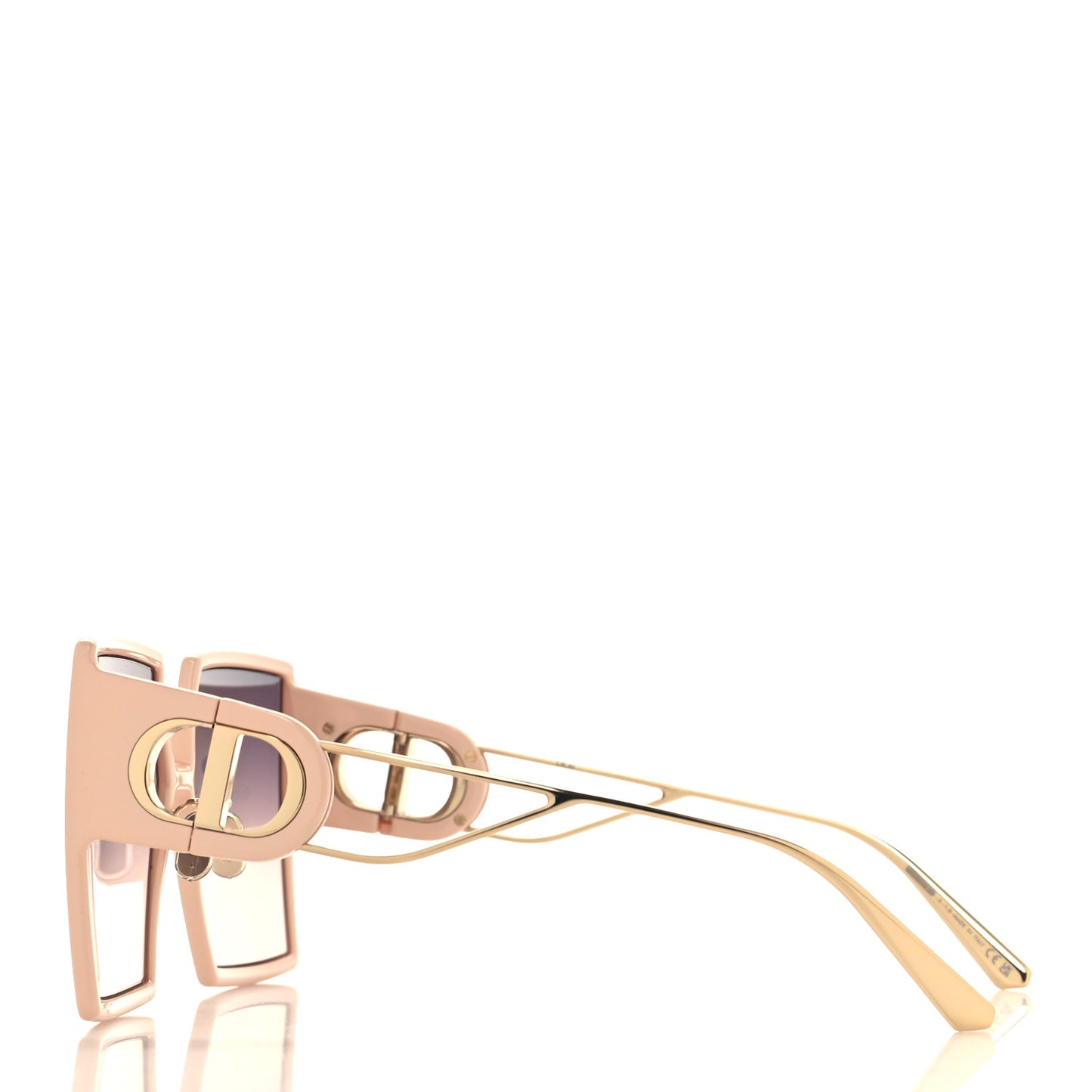 Square 30 Montaigne Sunglasses Beige