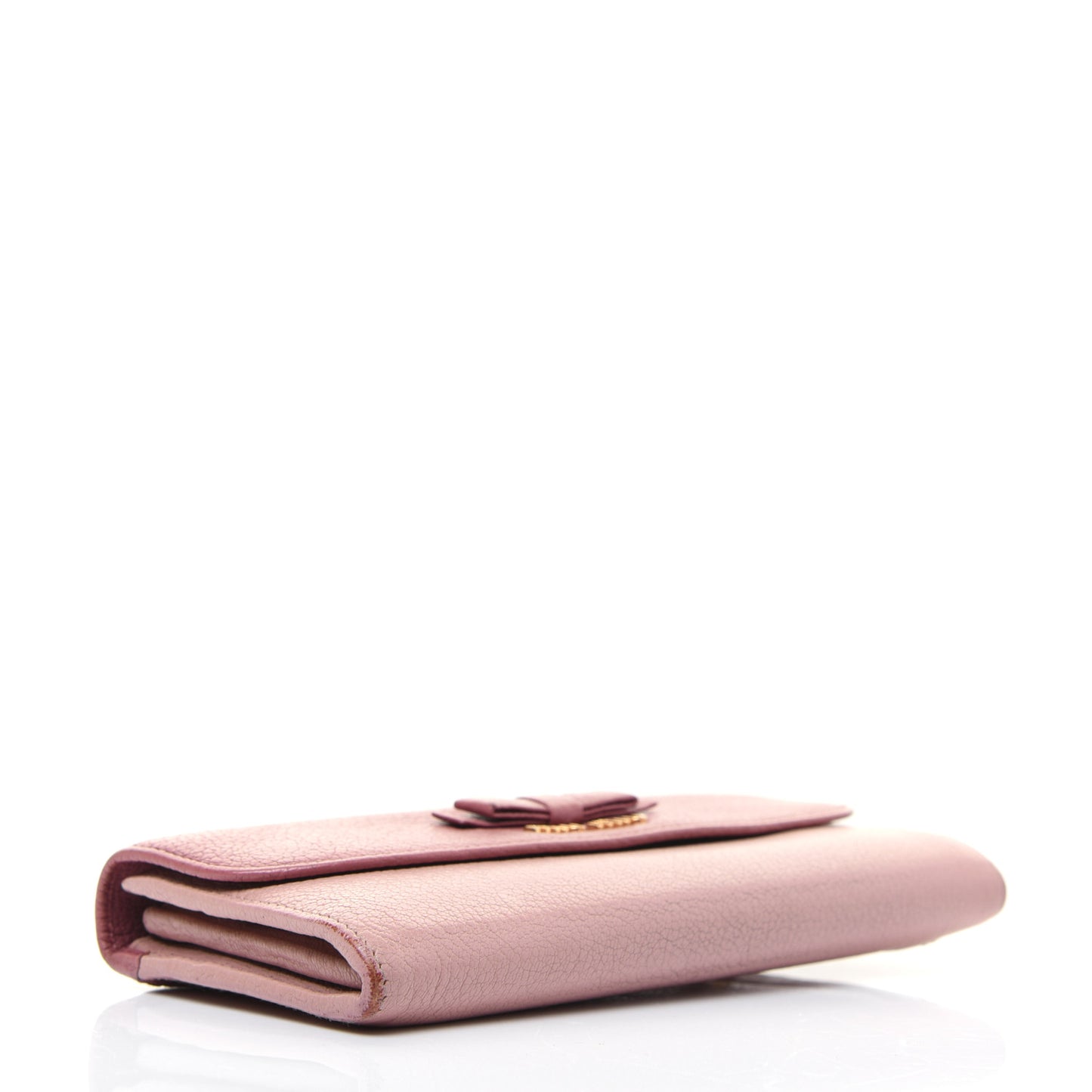 Goatskin Madras Bi-Color Continental Wallet Anticho Orchidea