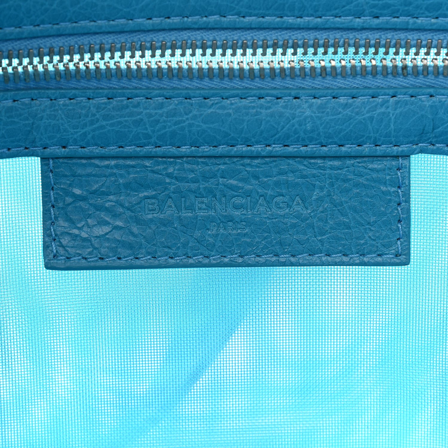Balenciaga Mesh Medium Bazar Shopper Tote Blue 6 of 13