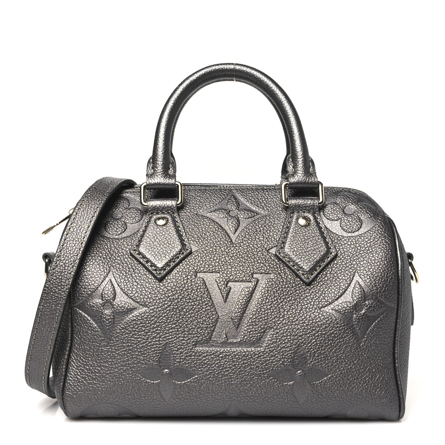 Louis Vuitton Shimmery Empreinte Monogram Giant Speedy Bandouliere