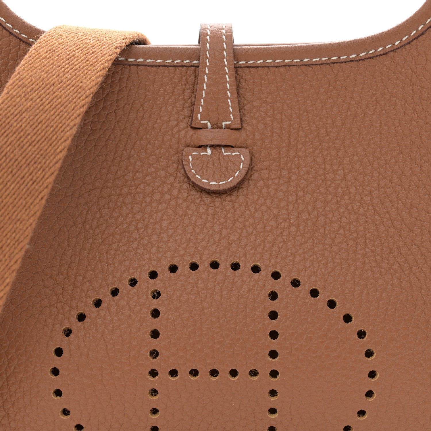 Hermes Taurillon Clemence Evelyne TPM Gold 8 of 12