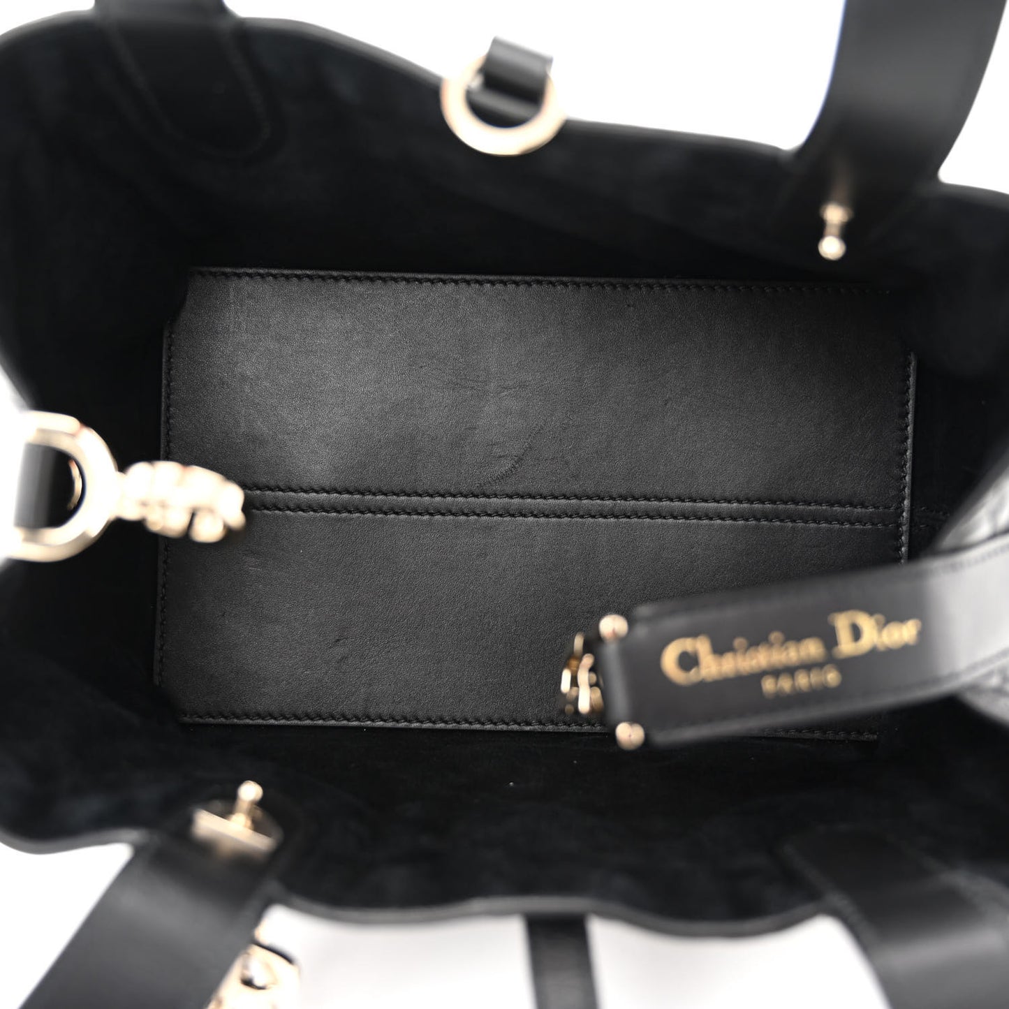 Calfskin Macrocannage Small Toujours Black