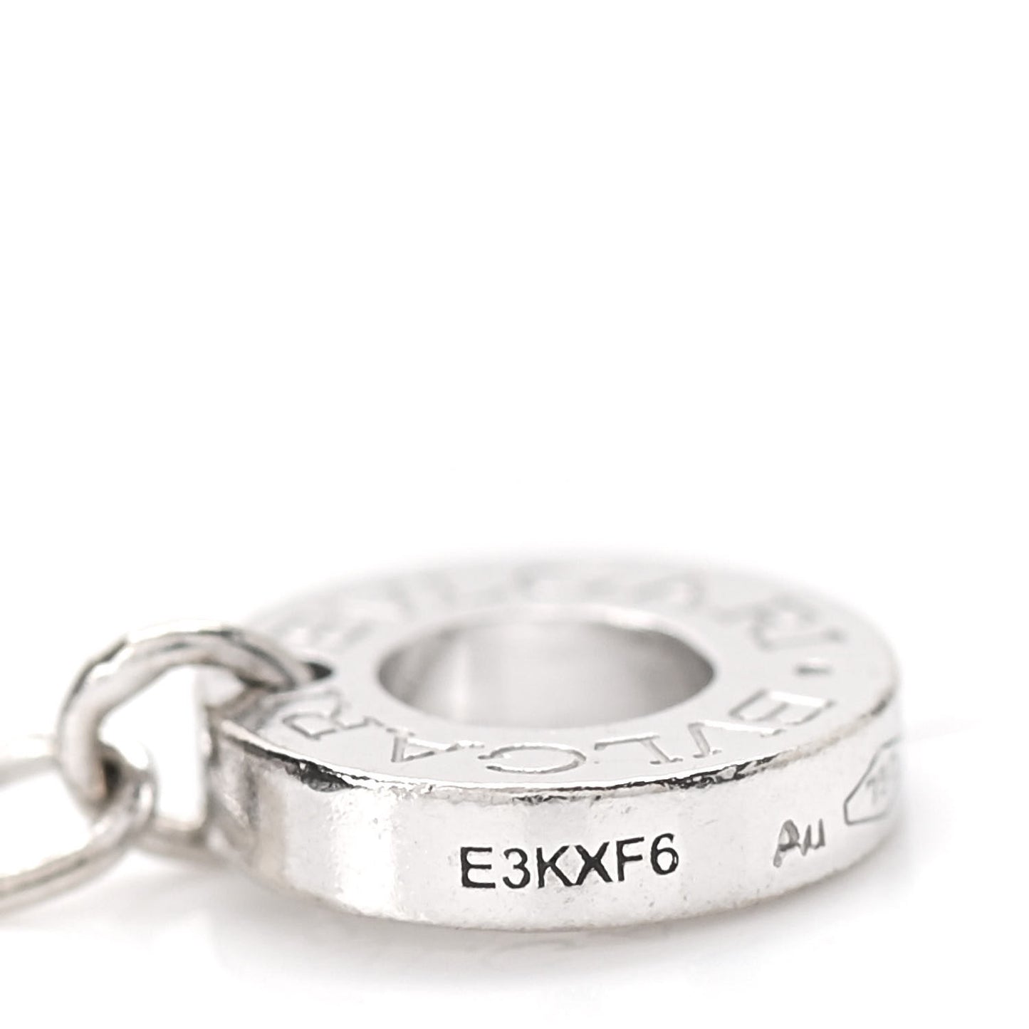 18K White Gold B.Zero1 Pendant Necklace