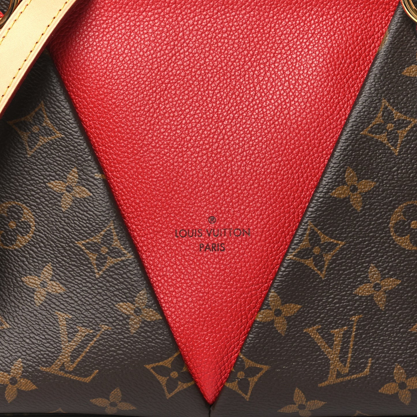 Monogram V Tote BB Cherry