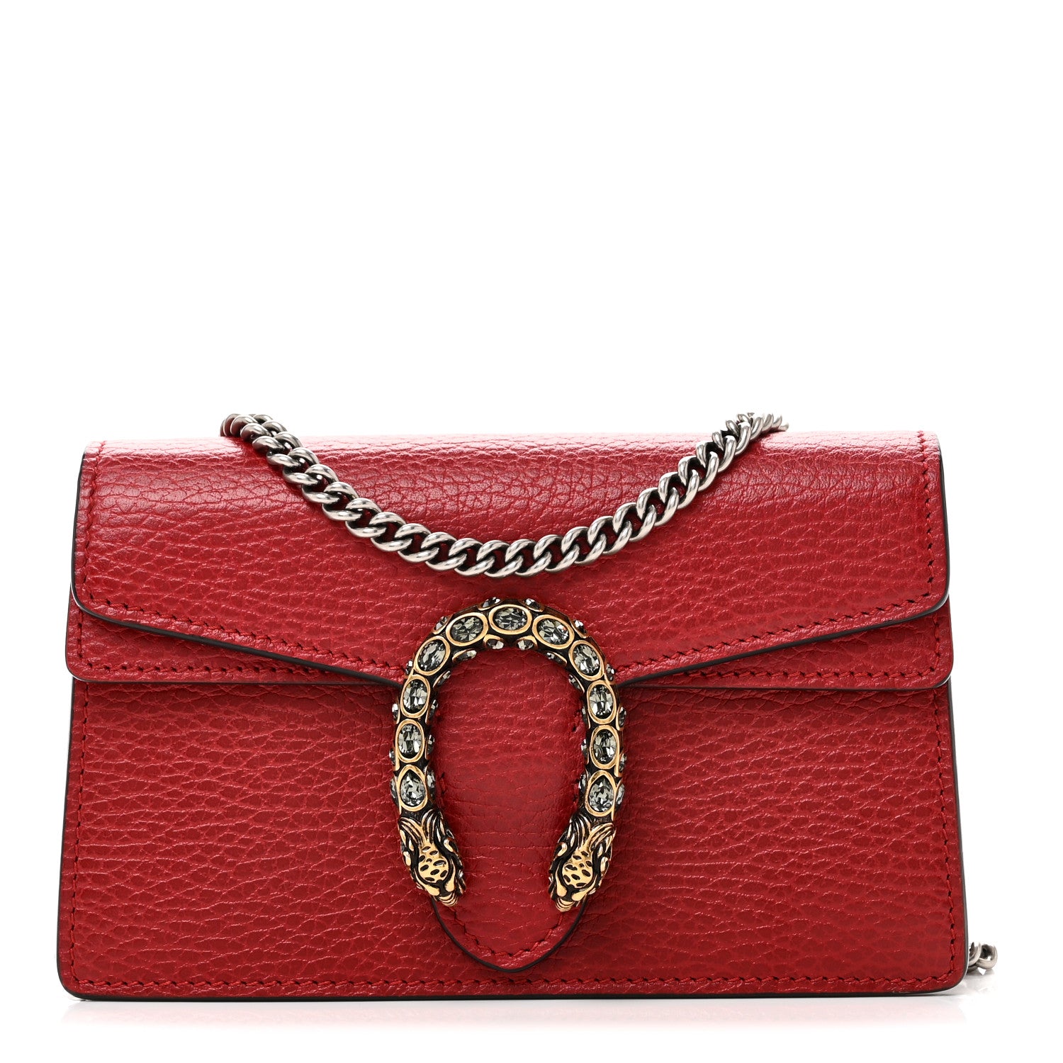 Gucci Dollar Calfskin Swarovski Crystal Small Dionysus Shoulder
