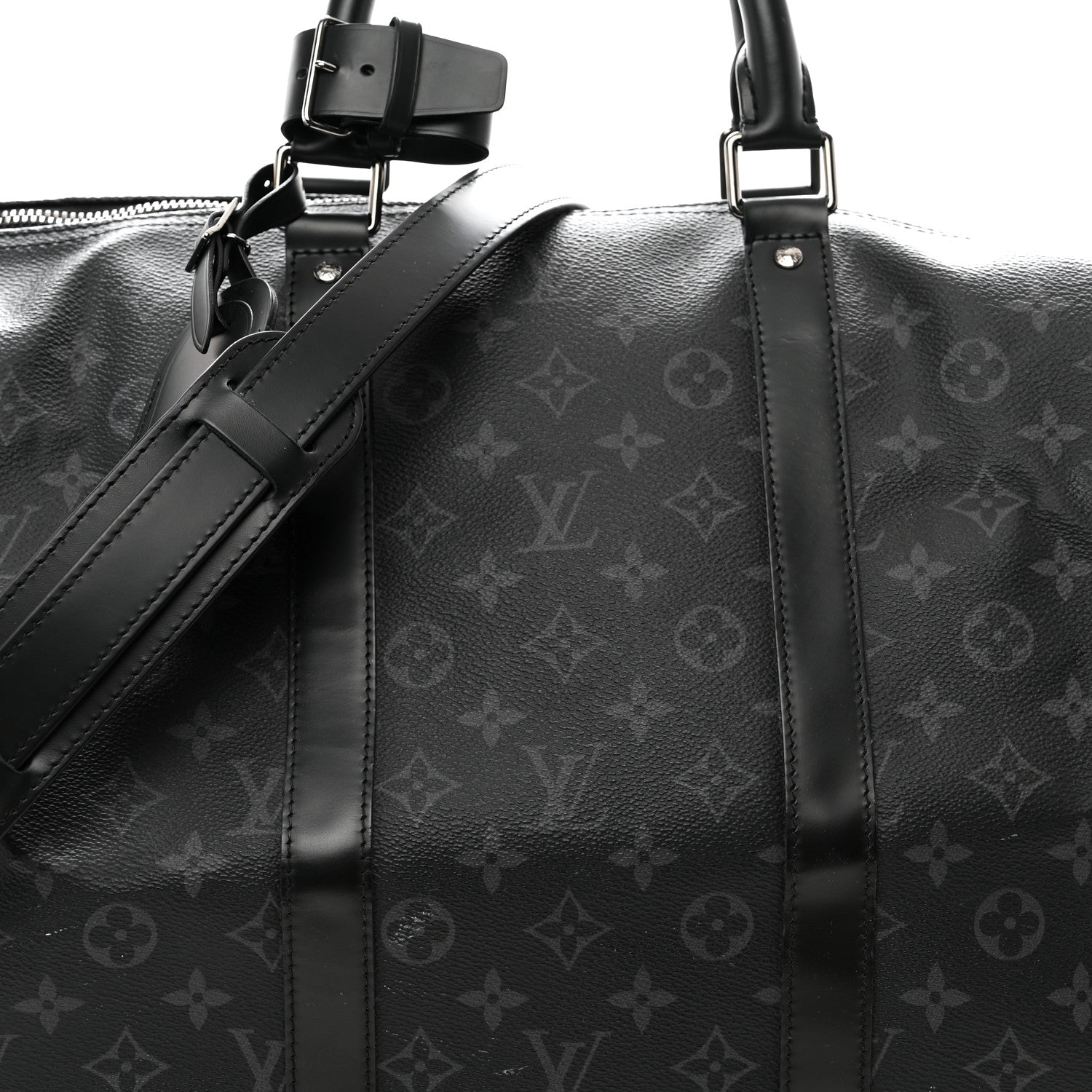 Louis Vuitton Monogram Eclipse Keepall Bandouliere 55 6 of 10