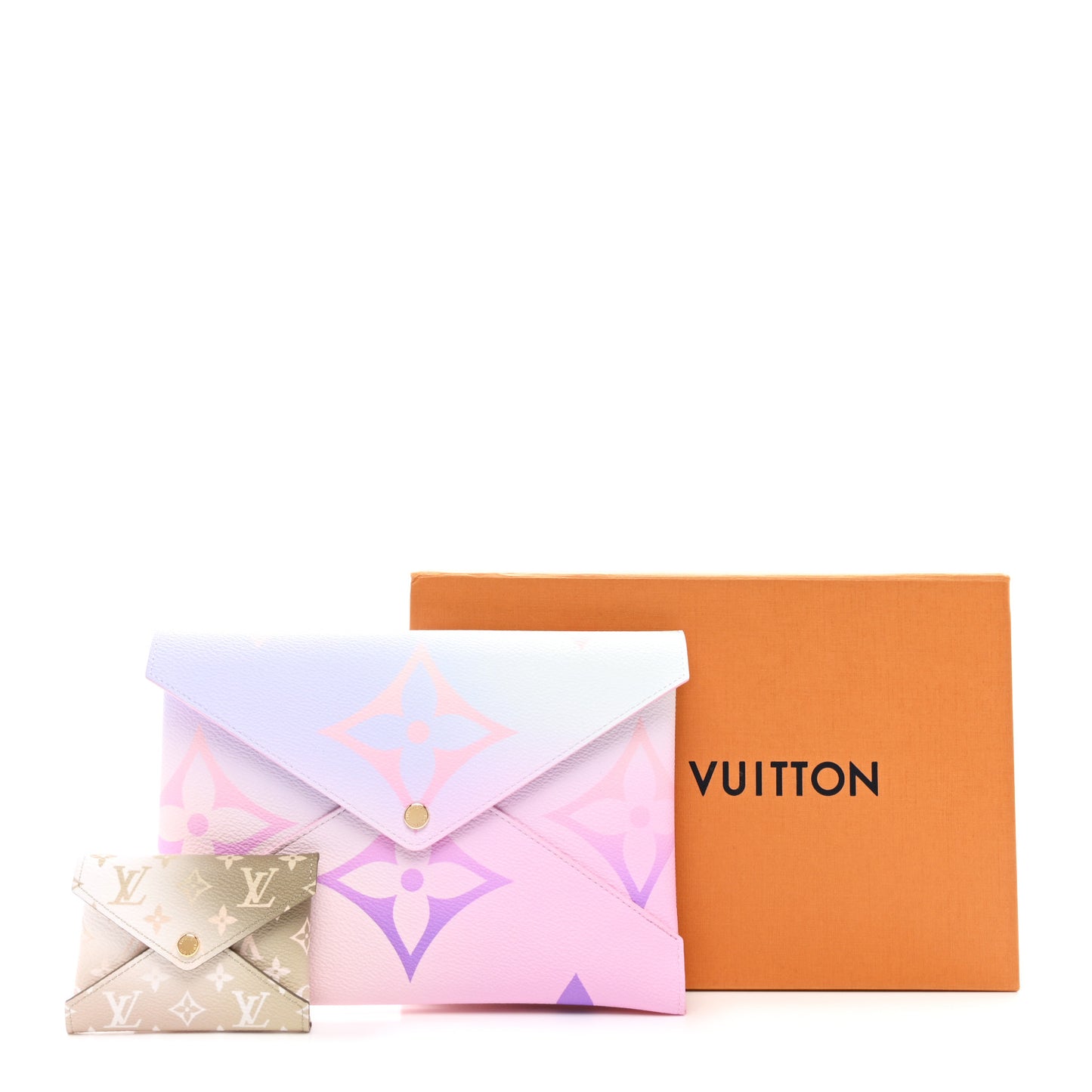 Monogram Giant Spring In The City Kirigami Pochette Set Sunrise Pastel Sunset Kaki