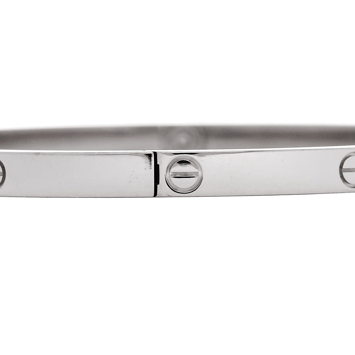 18K White Gold Small LOVE Bracelet 18