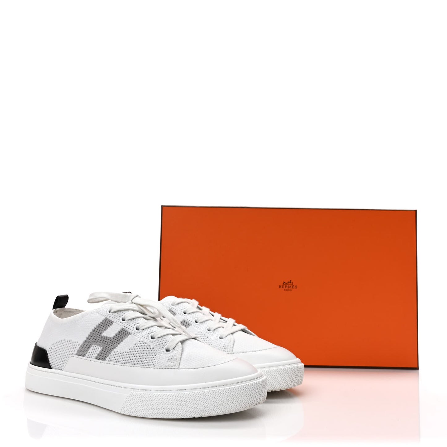 Calfskin Deep Sneakers 40 White Multicolor