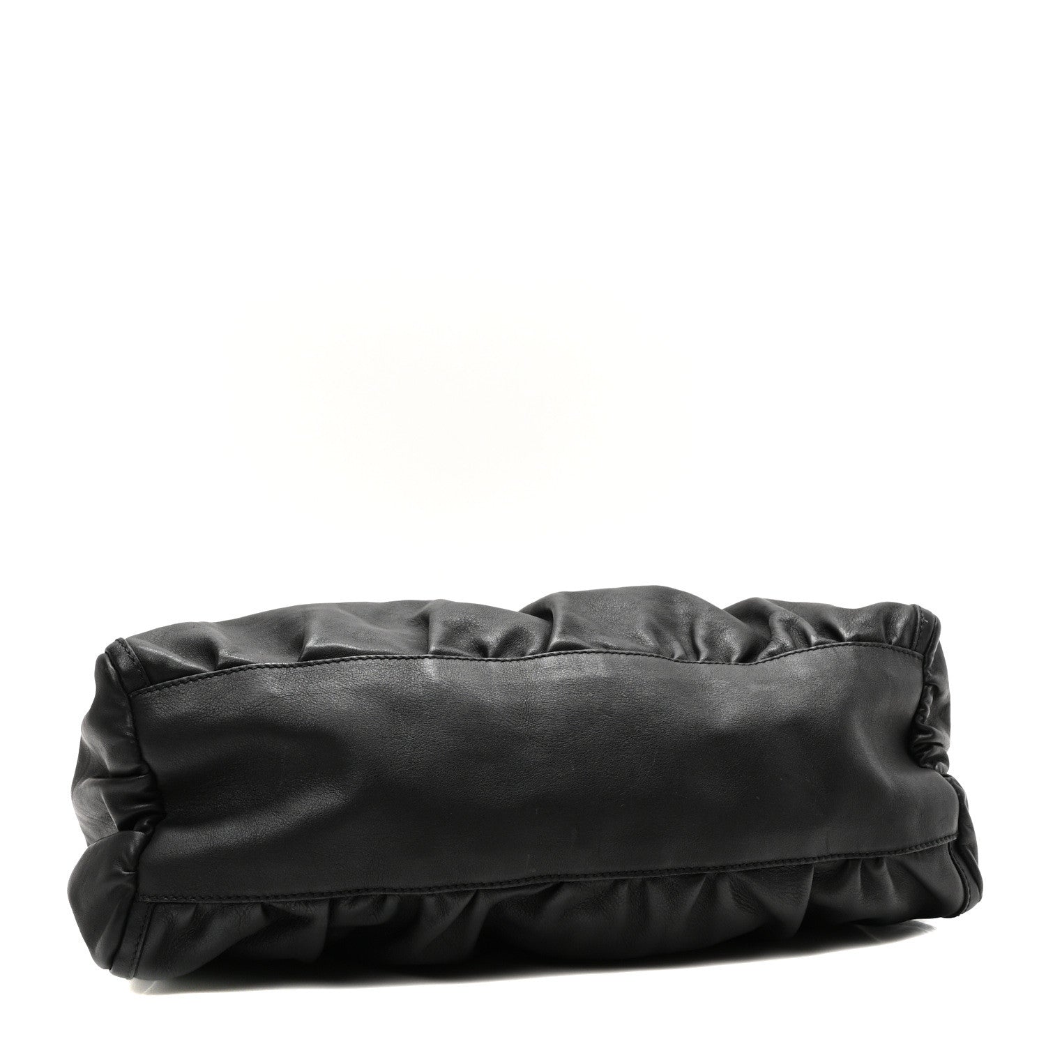 Gucci Calfskin Large D Gold Ring Hobo Black 3 of 9