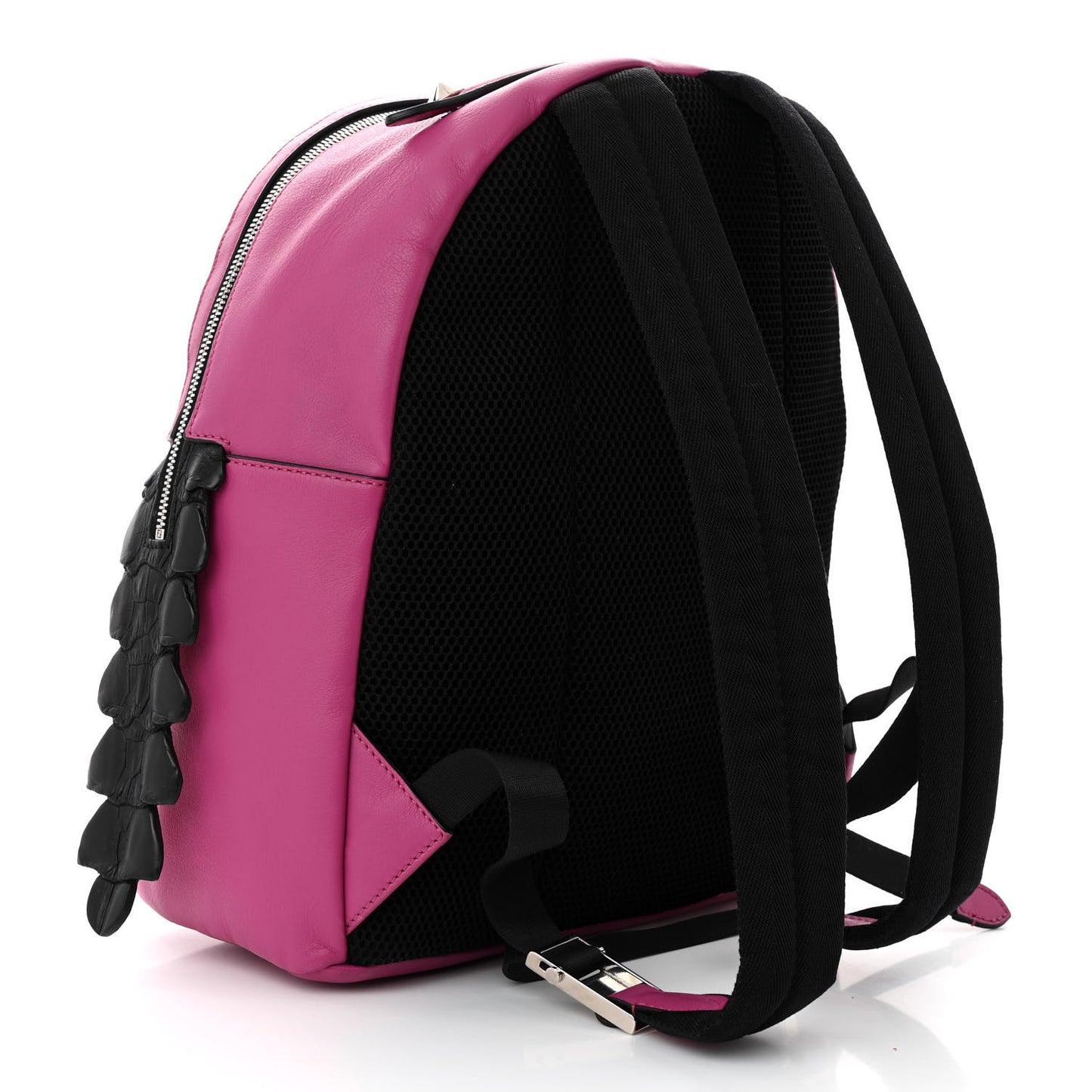 Vitello Dolce Croc Tail Backpack Magenta