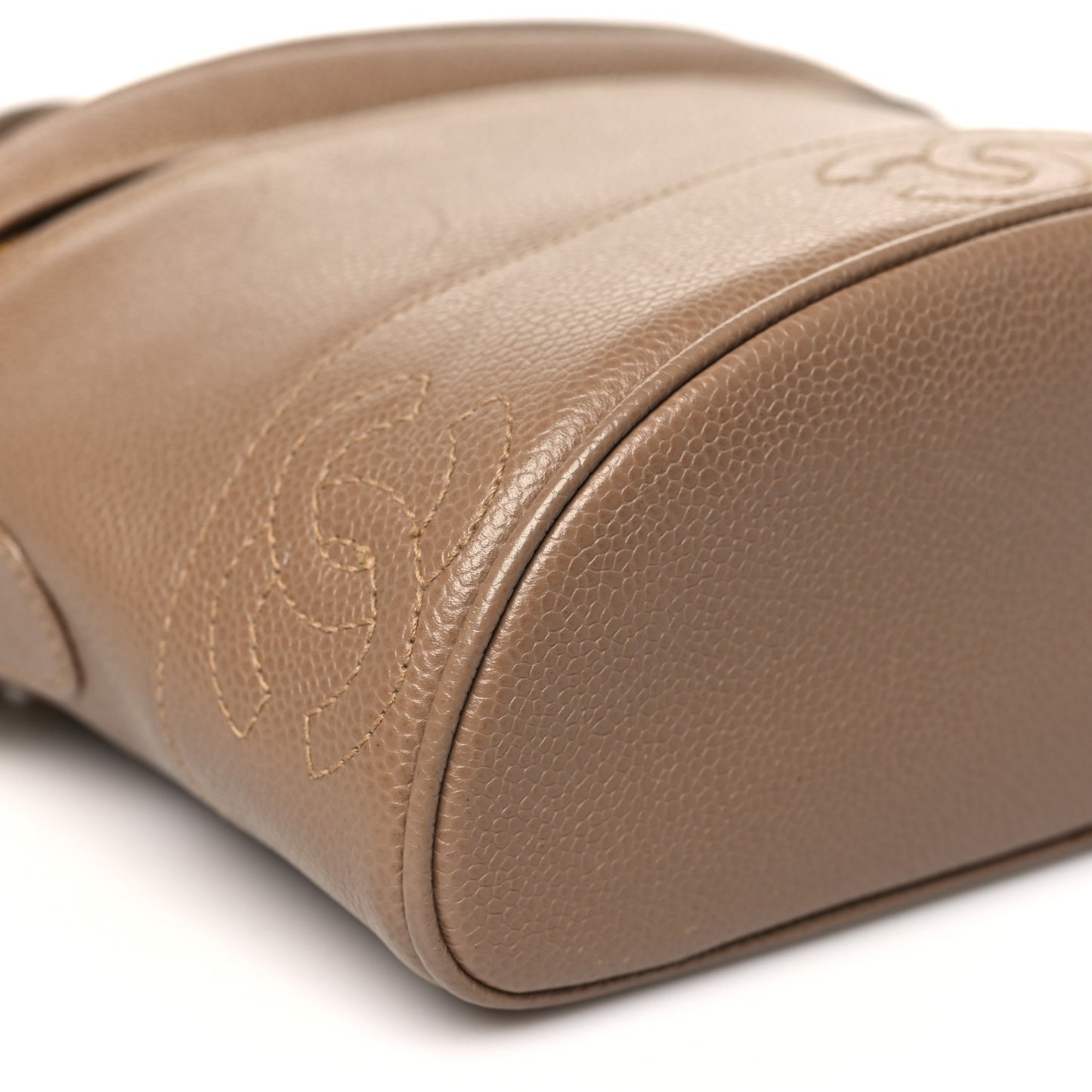 Caviar Vanity Shoulder Bag Beige