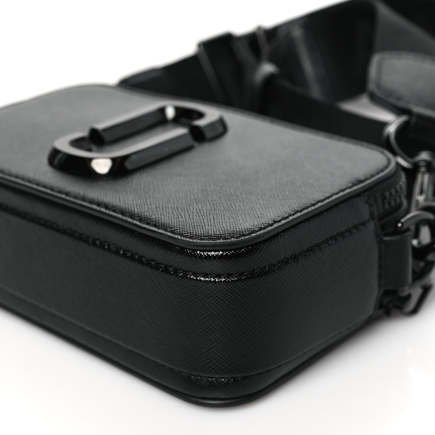 Saffiano Snapshot Camera Bag Black