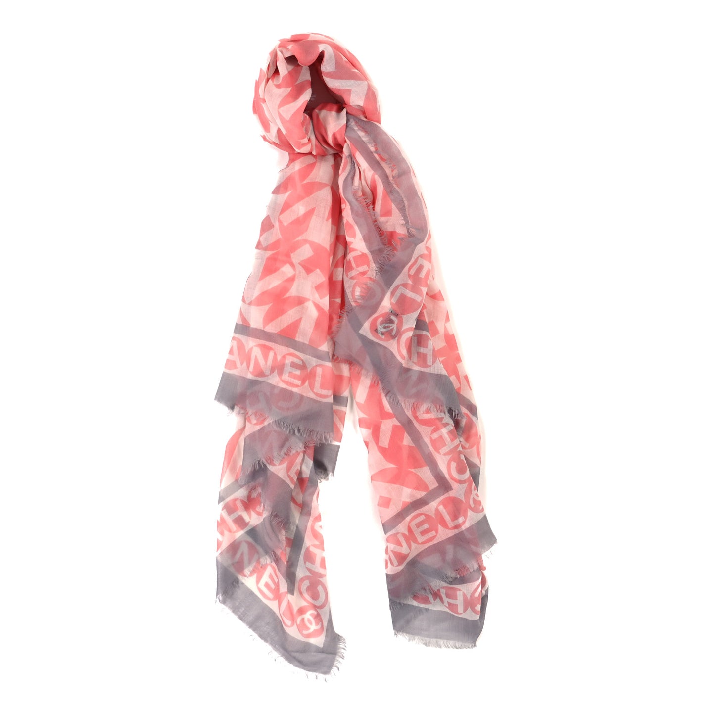 Cashmere CC Scarf Pink Grey