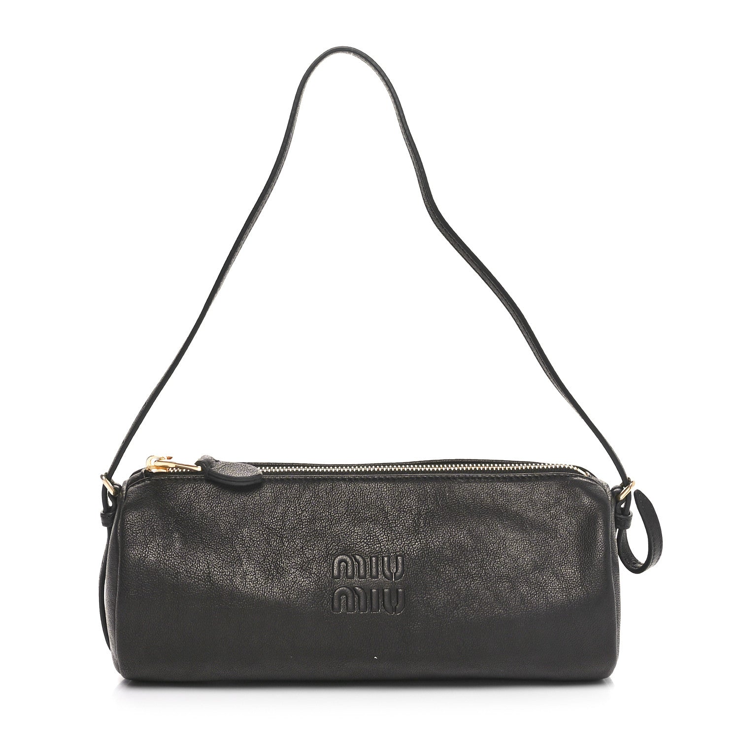 Miu Miu Nappa Mini Pouch Black 1630615 – FASHIONPHILE