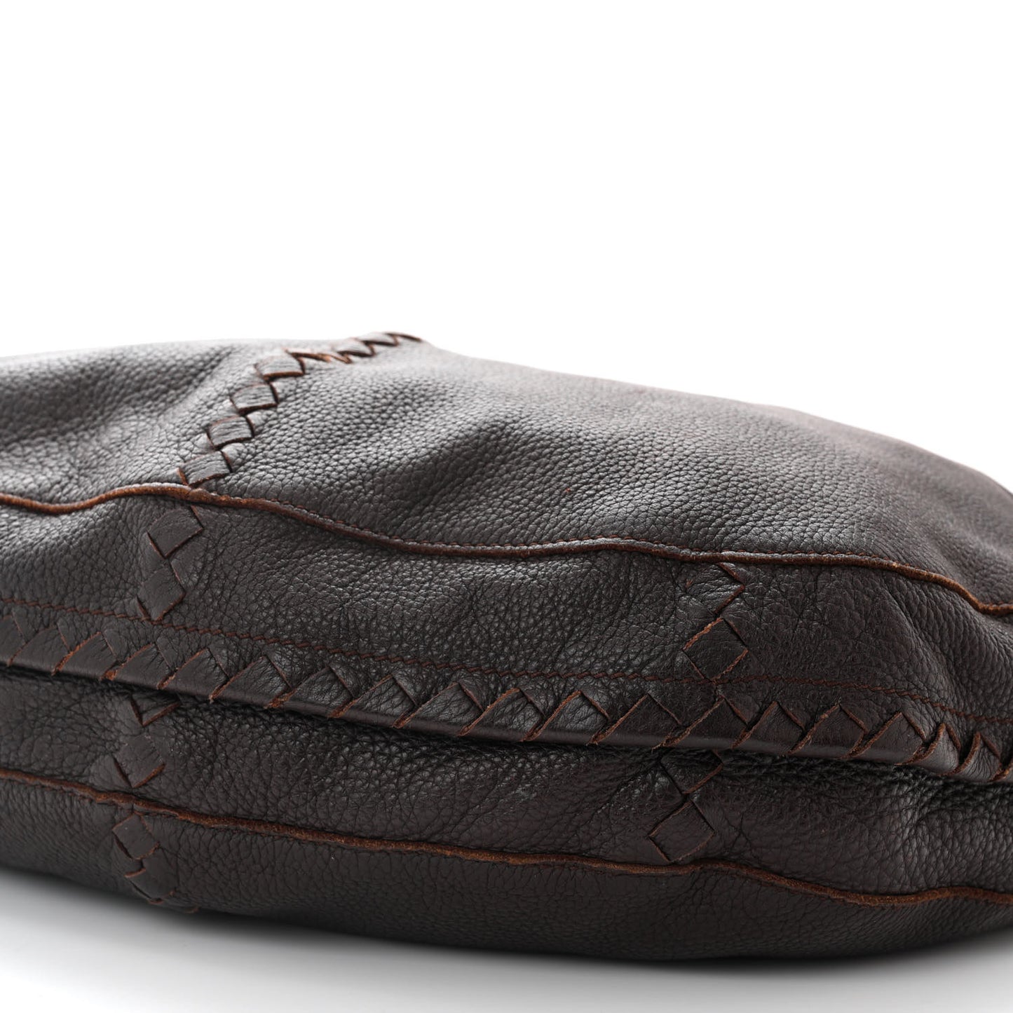 Cervo Deerskin Hobo Ebano