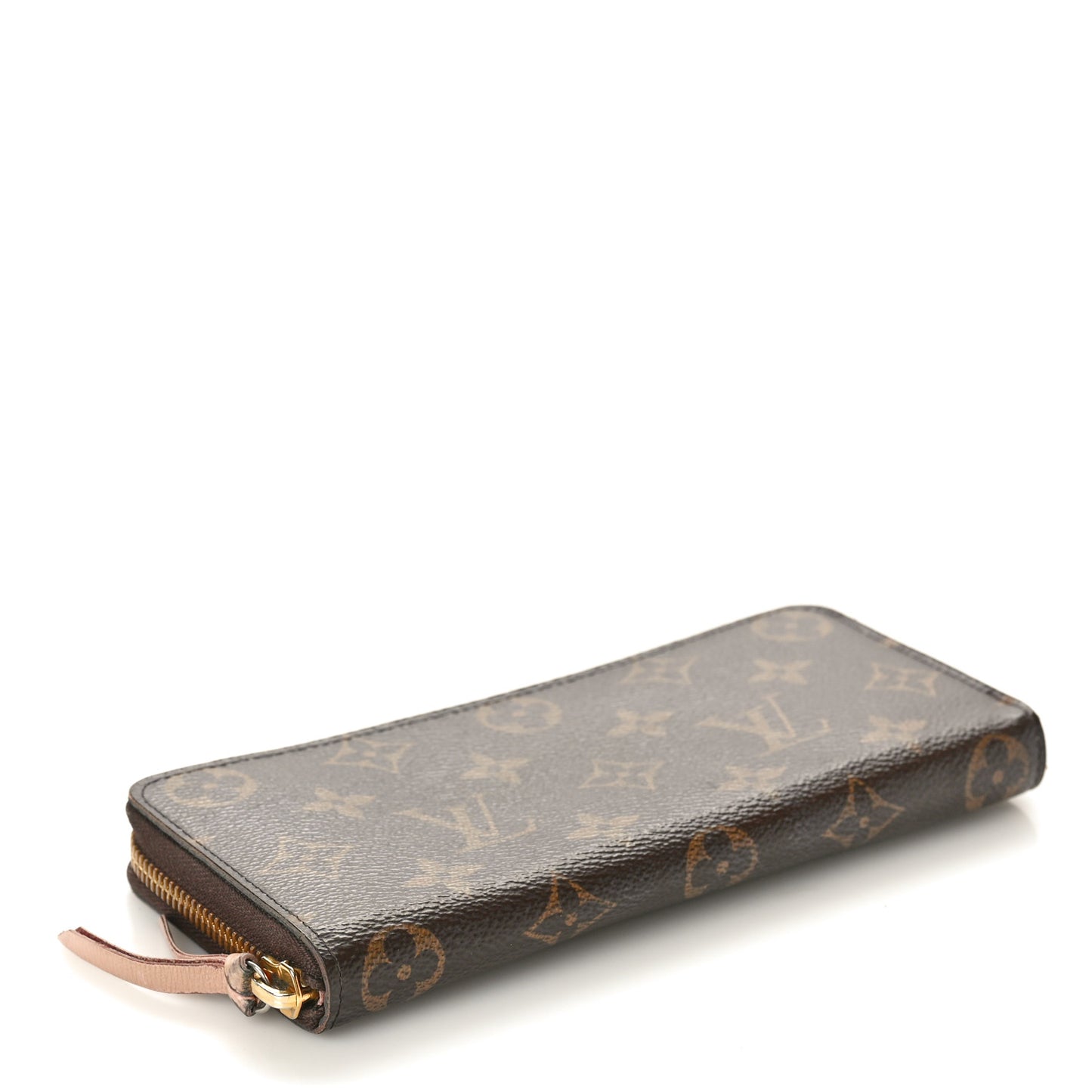 Monogram Clemence Wallet Rose Ballerine
