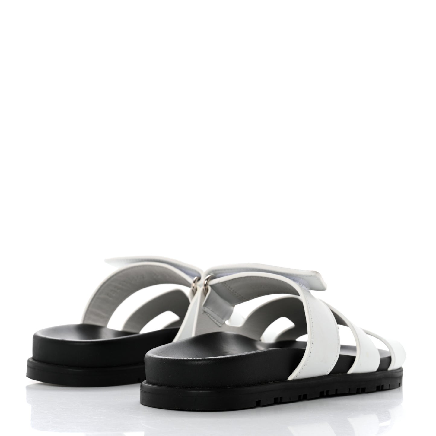 Calfskin Womens Chypre Sandals 35 White