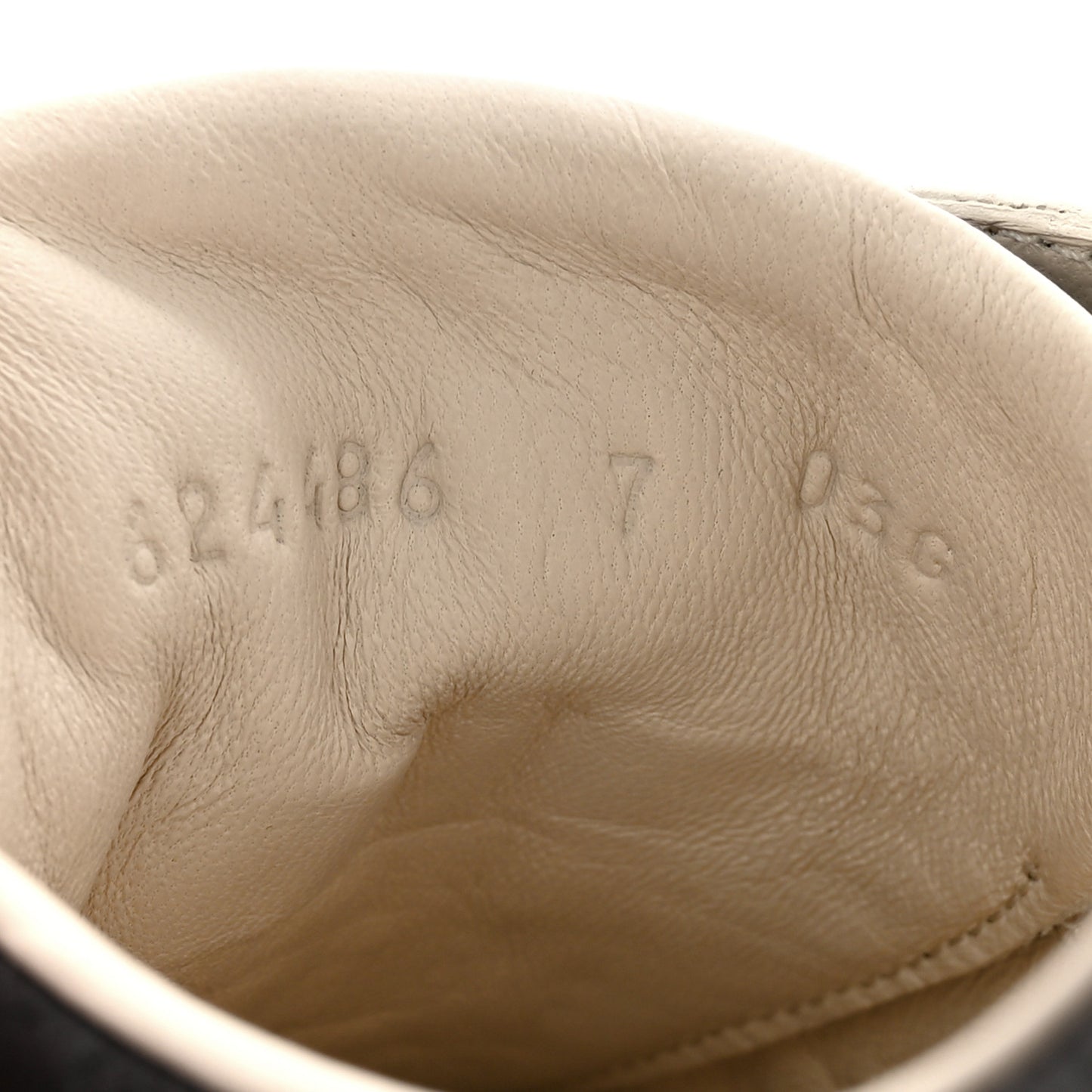 Calfskin Suede Web Mens G74 Sneakers 7 Ardesia Black New Mystic White