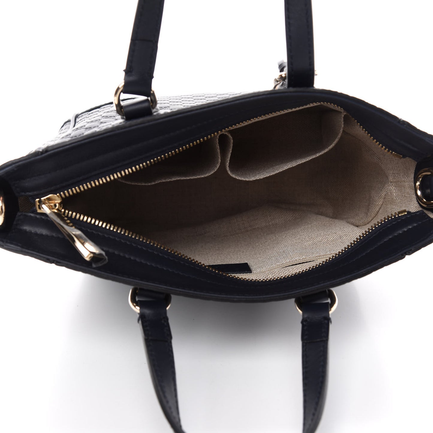 Microguccissima Small Bree Tote Navy