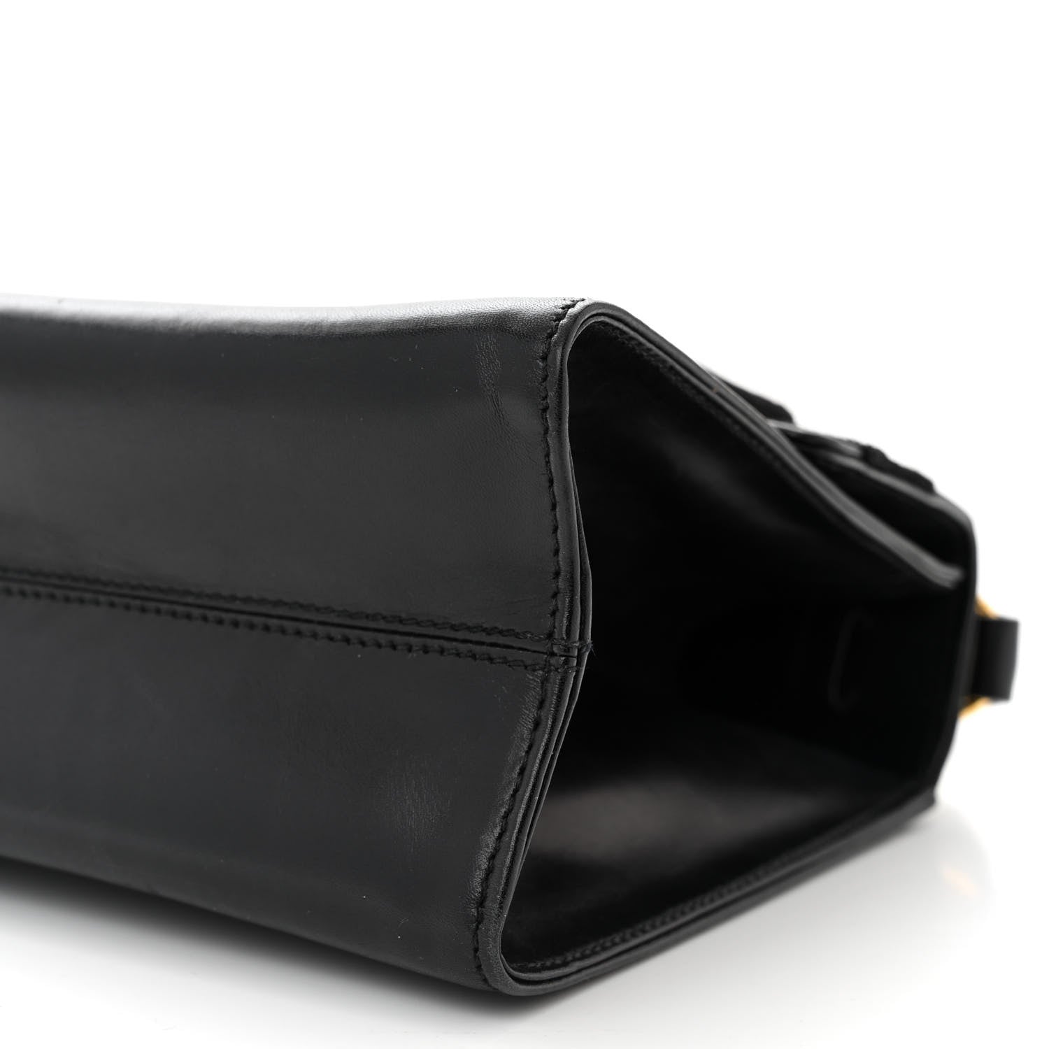 Salvatore Ferragamo Calfskin Vera Bow Mini Top Handle Crossbody Bag Black 9 of 11